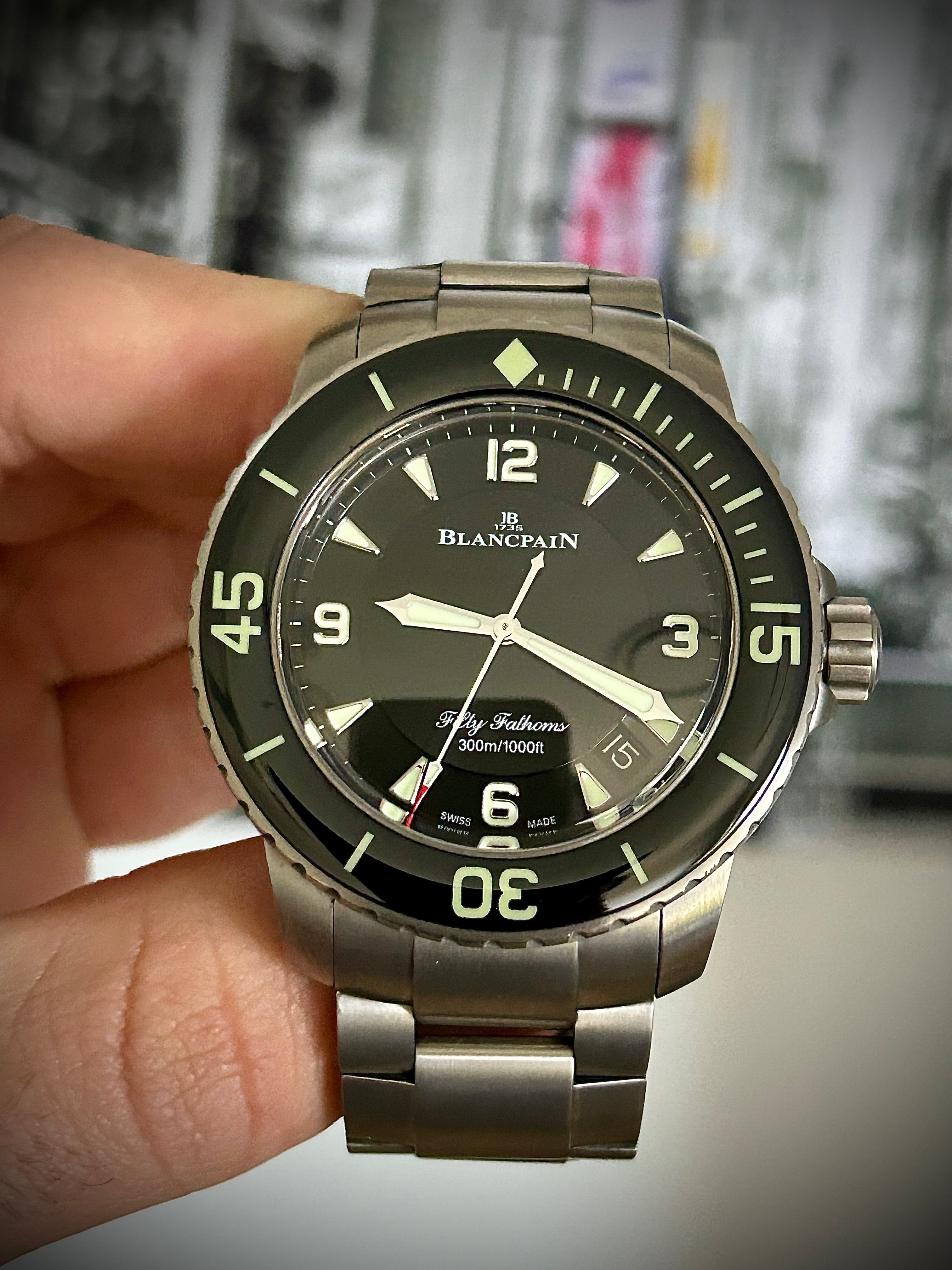 2024 BLANCPAIN FIFTY FATHOMS AUTOMATIQUE, 5015 12B30 98B, FULL SET, INC GST