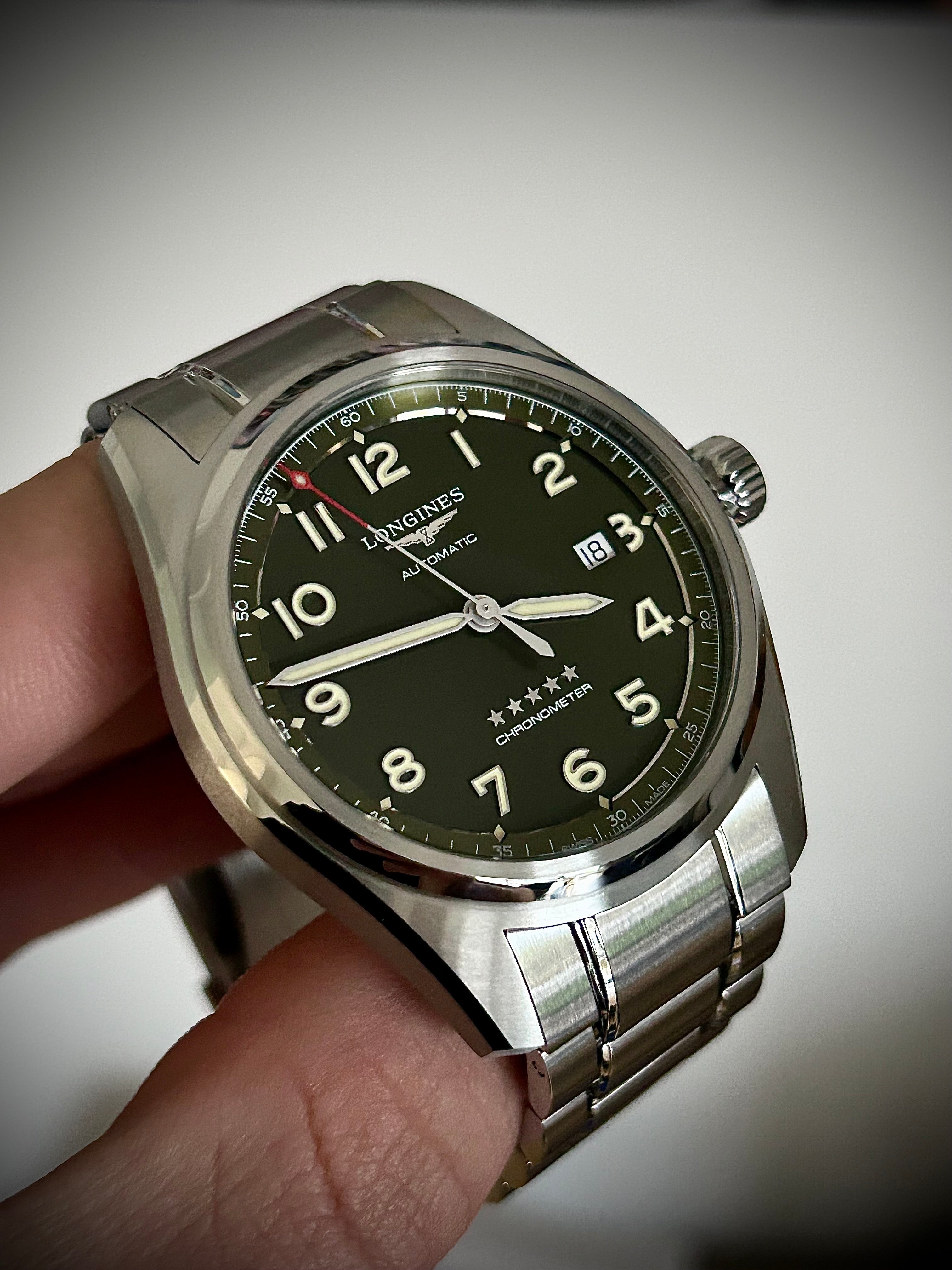 2025 LONGINES SPIRIT, GREEN DIAL, BRAND NEW, FULL SET, INC GST