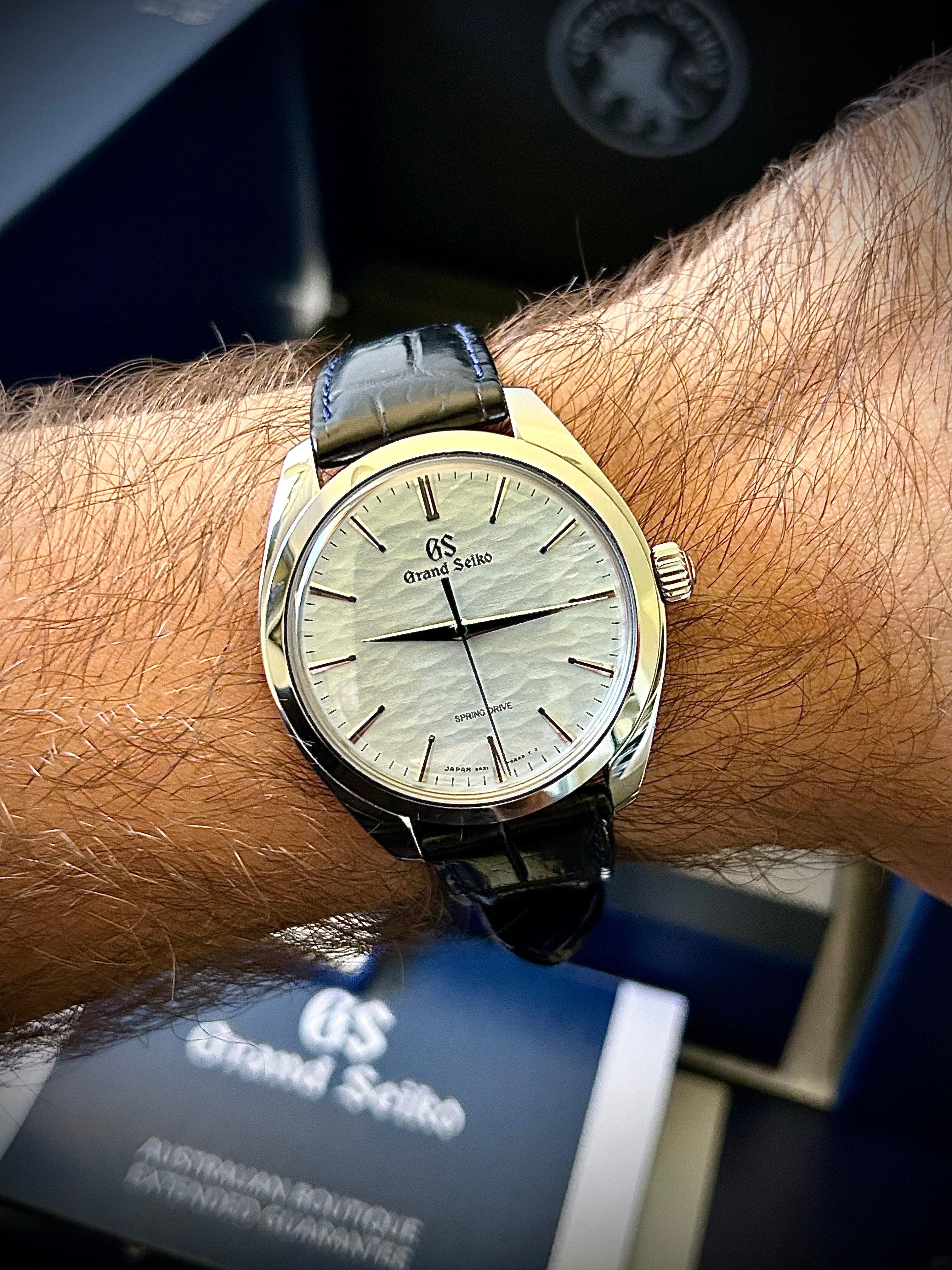 2021 GRAND SEIKO ELEGANCE OMIWATARI, SBGY007G, FULL SET, INC GST