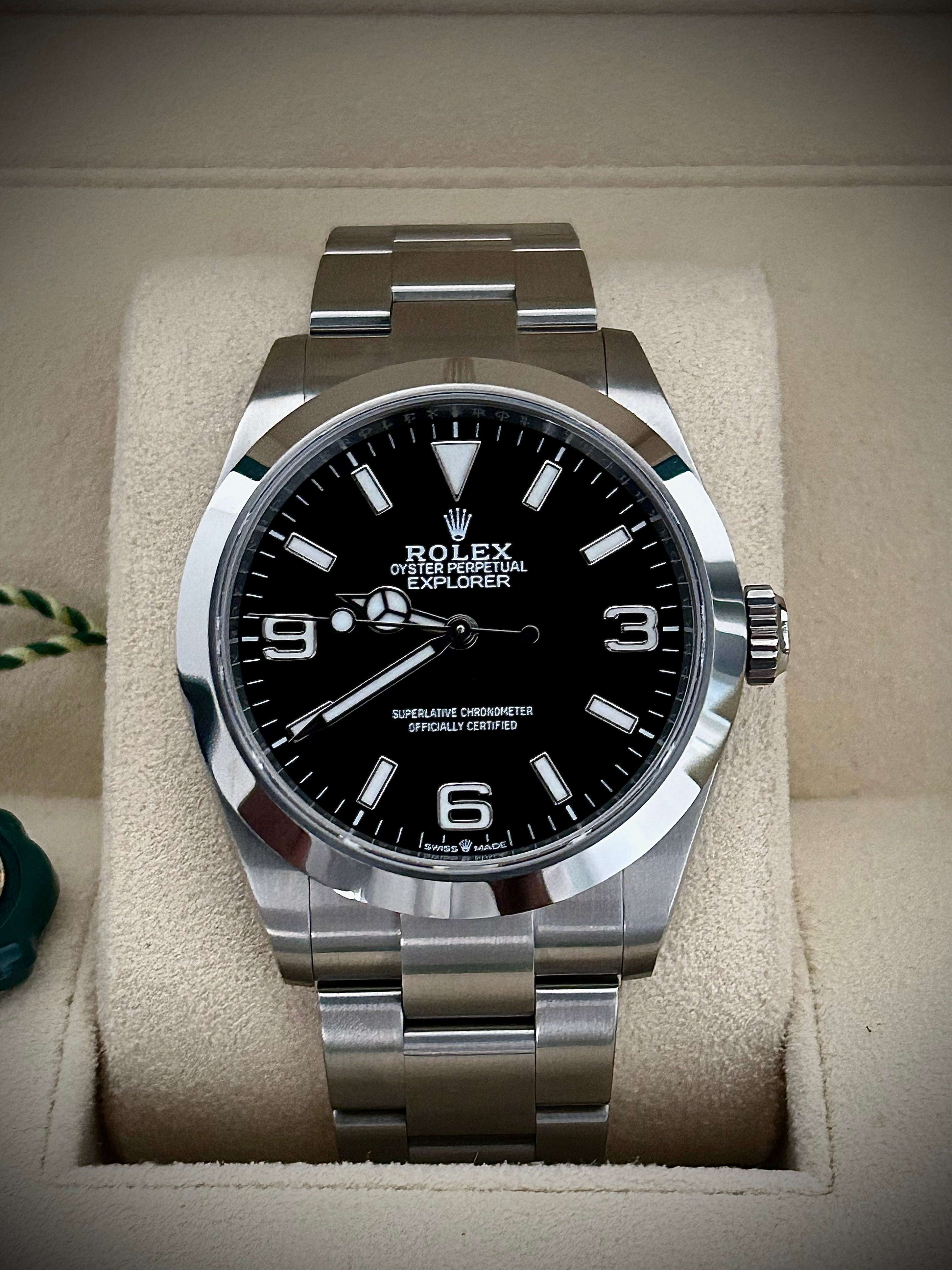 2024 ROLEX EXPLORER, 224270, FULL SET, INC GST