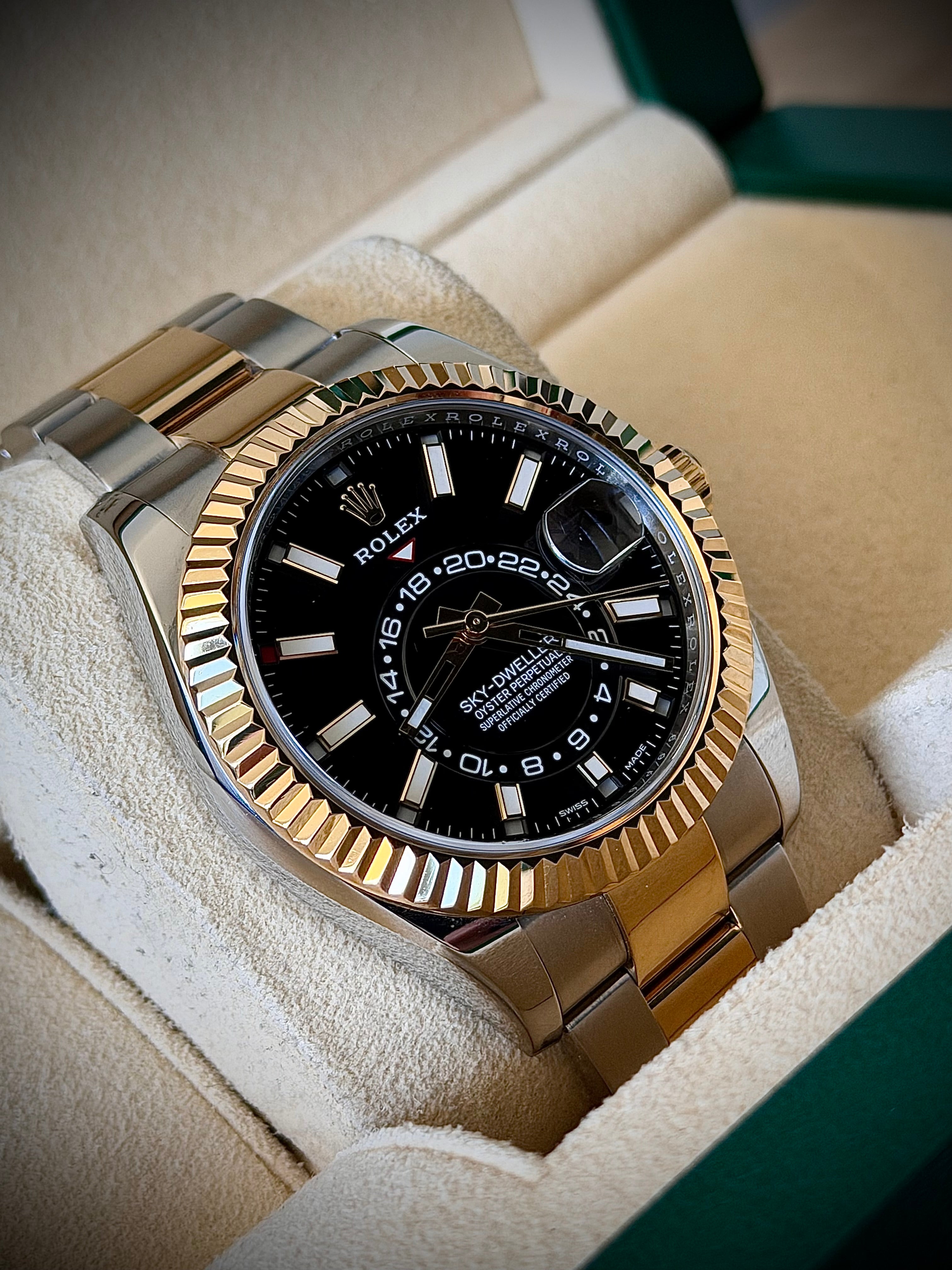 2020 ROLEX SKY DWELLER, TWO TONE, 326933, FULL SET, INC GST