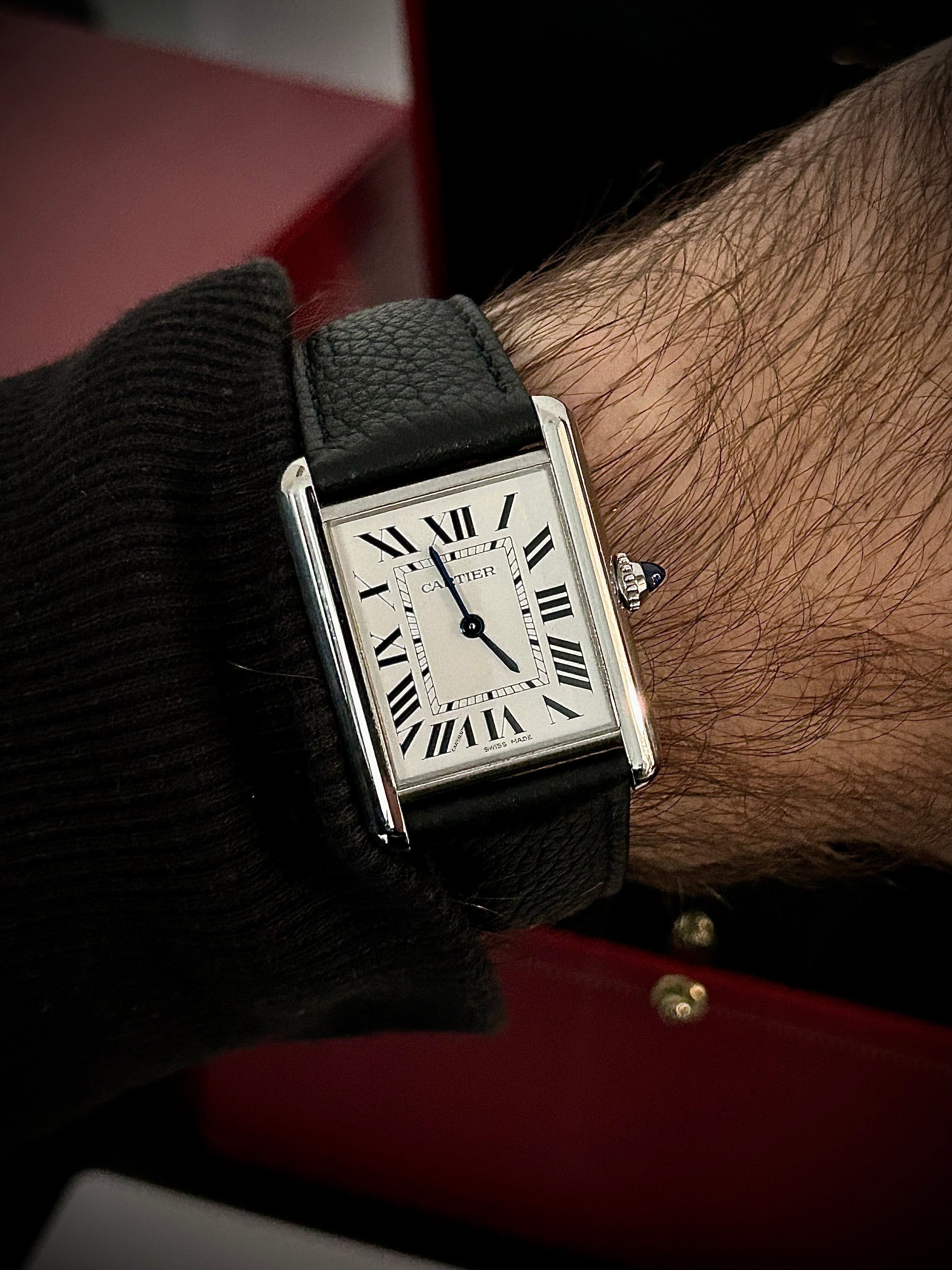 2023 CARTIER TANK MUST QUARTZ LARGE, FULL SET, INC GST