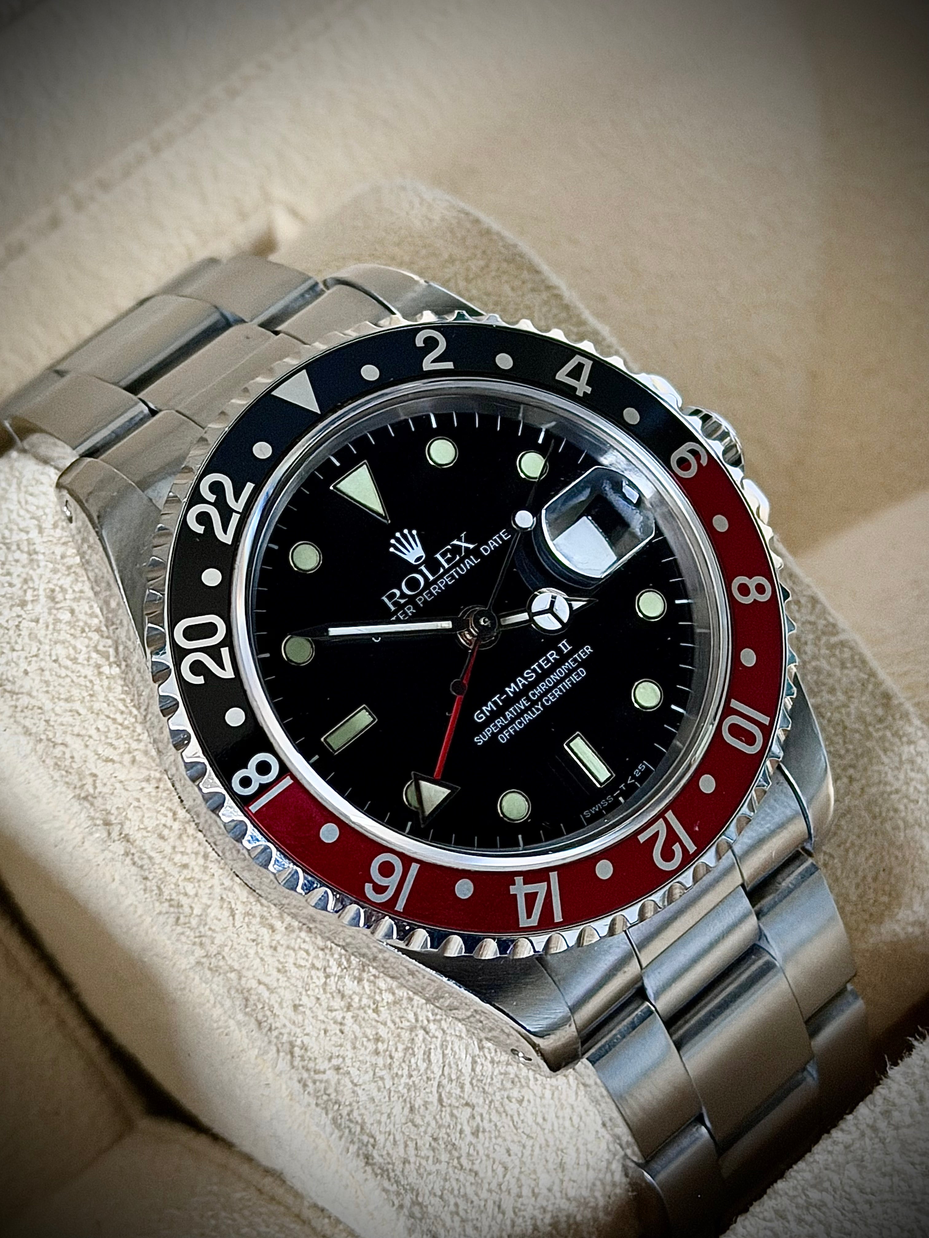 1991 ROLEX GMT-MASTER II “COKE”, 16710, WATCH ONLY, INC GST