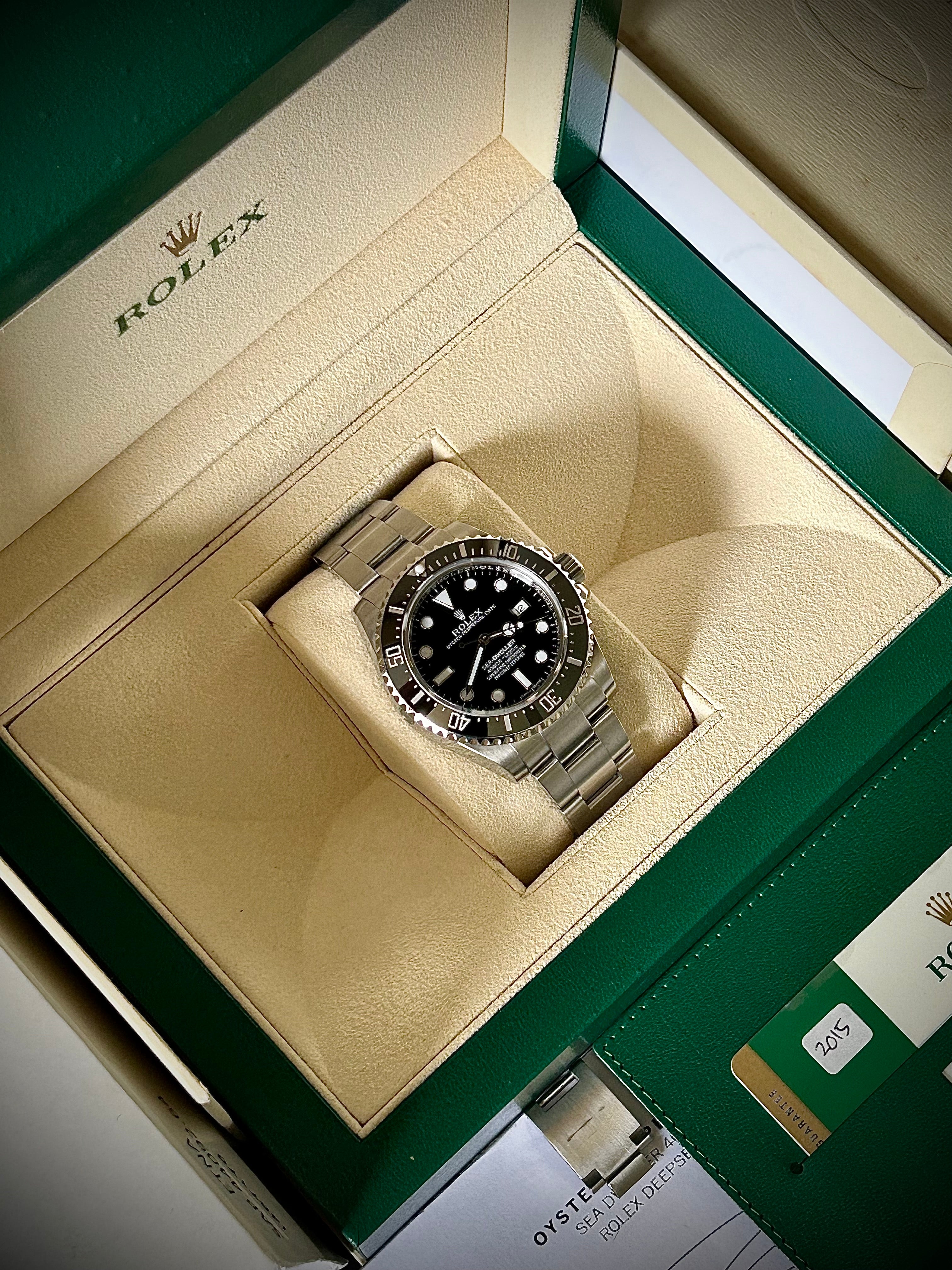 2017 ROLEX SEA-DWELLER 4000, 116600, BOX AND PAPERS, GST INC