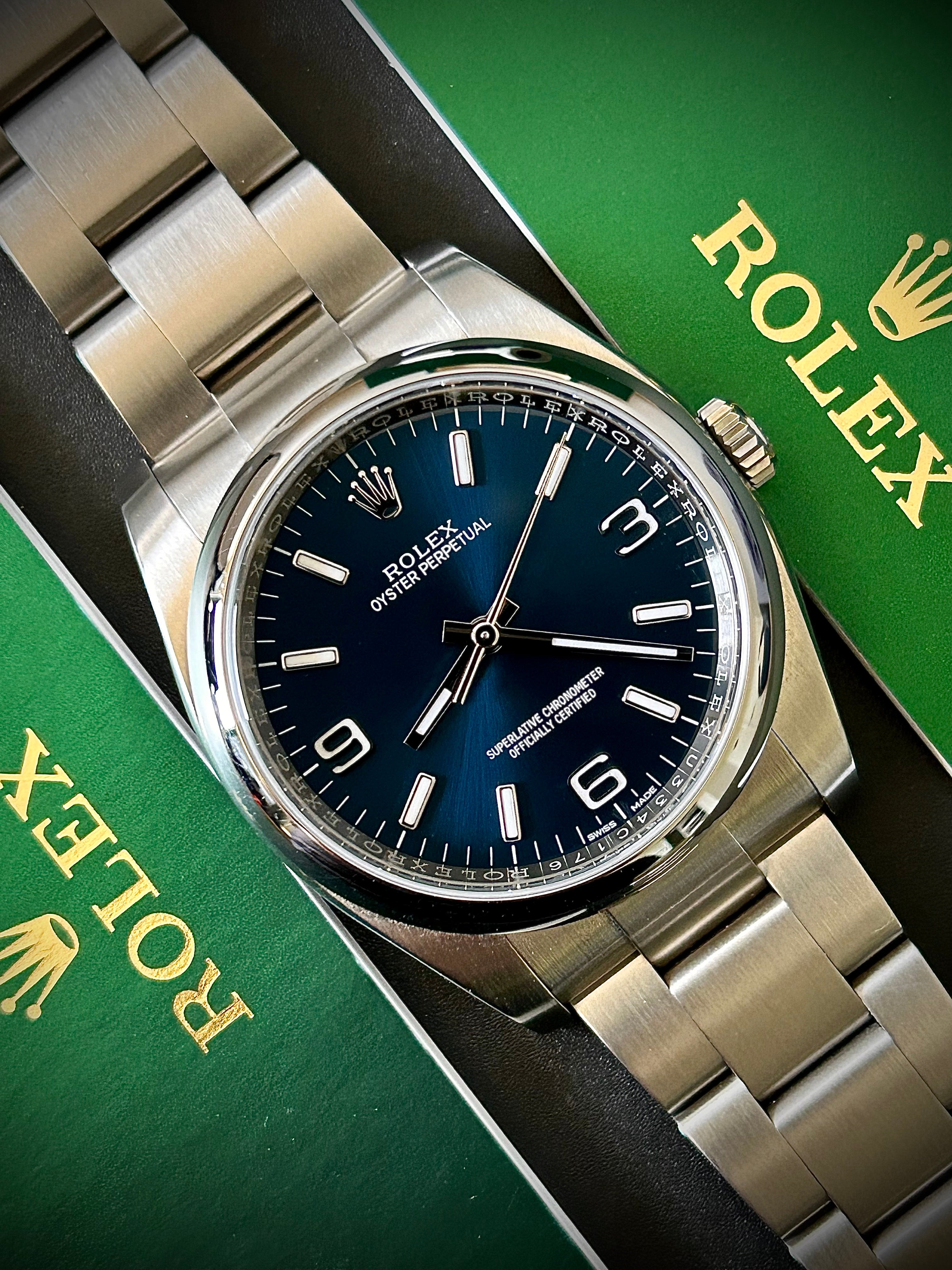 2018 ROLEX OYSTER PERPETUAL 36, FULL SET, INC GST