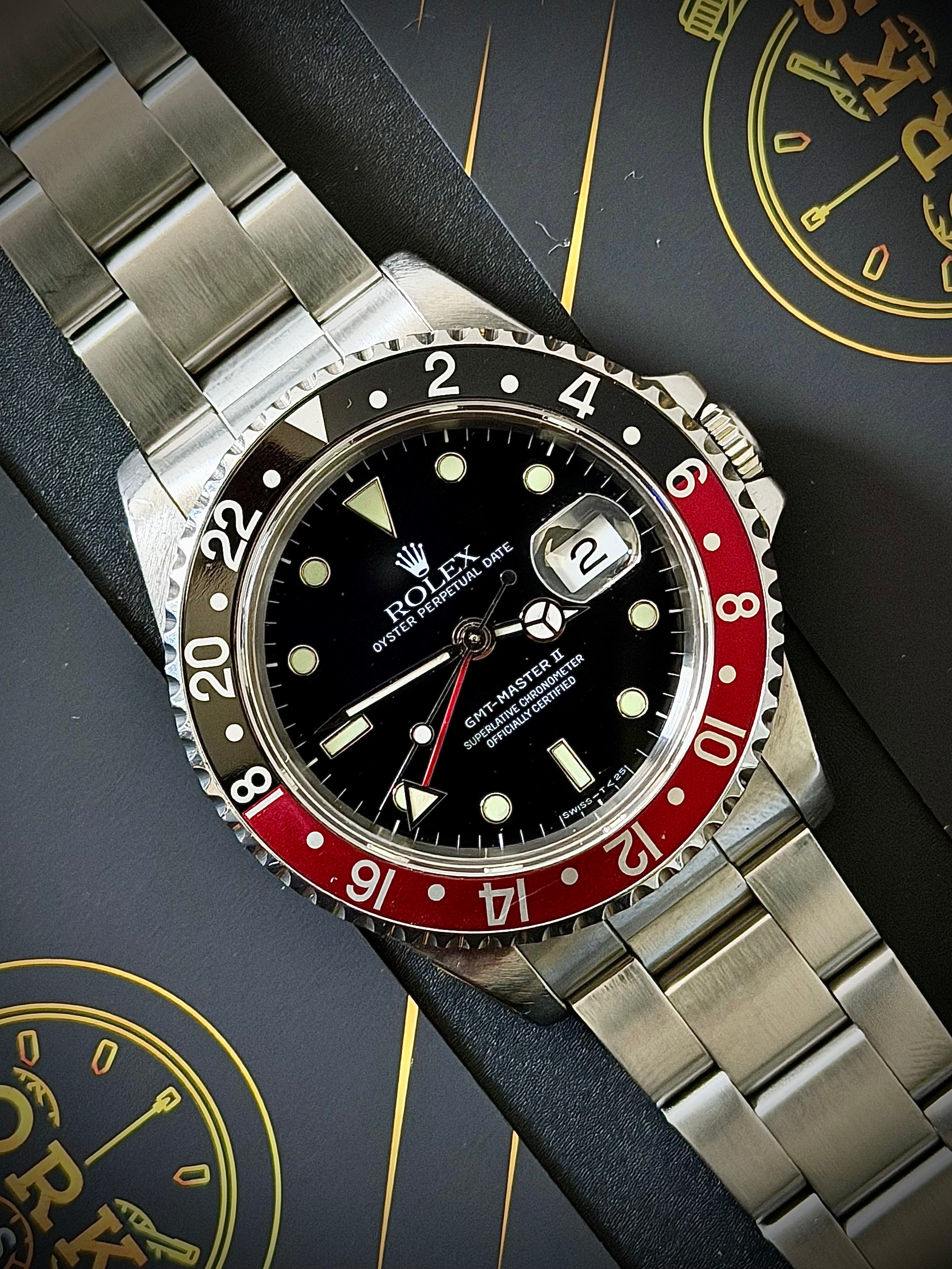 1991 ROLEX GMT-MASTER II “COKE”, 16710, WATCH ONLY, INC GST