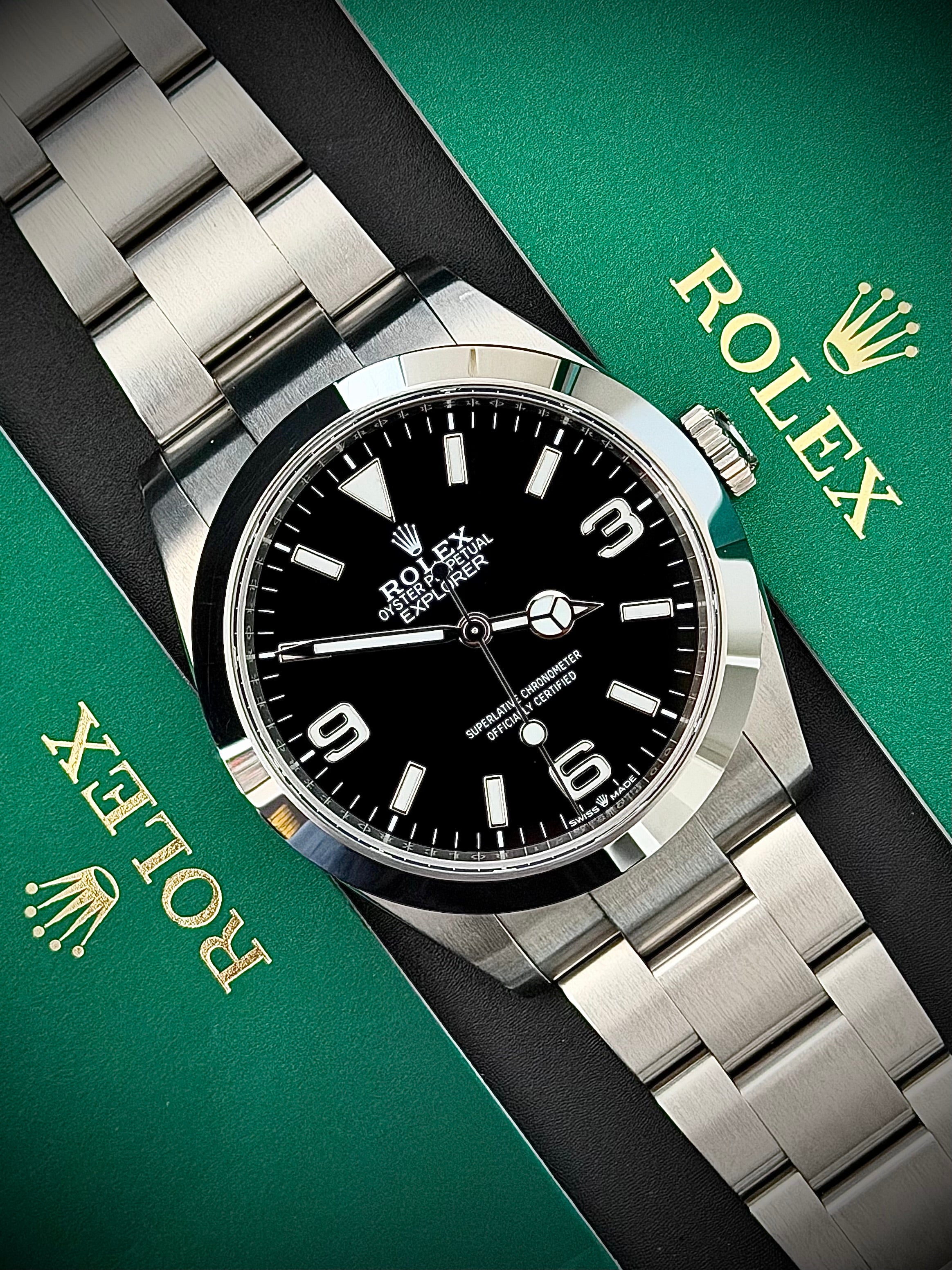 2025 ROLEX EXPLORER 40, 224270, FULL SET, INC GST