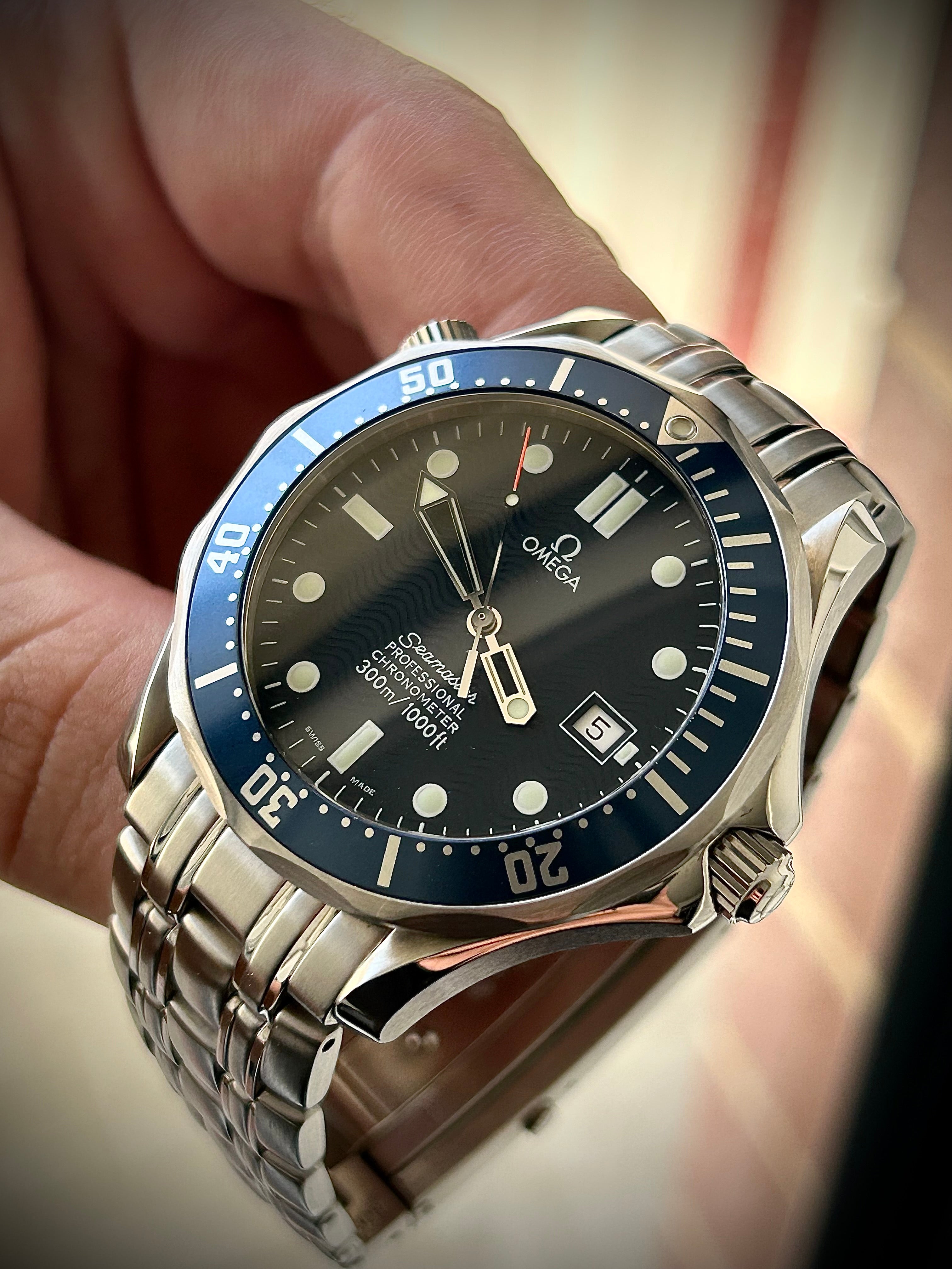 1999 OMEGA SEAMASTER 300, BOND, 2531.80, FULL SET, INC GST