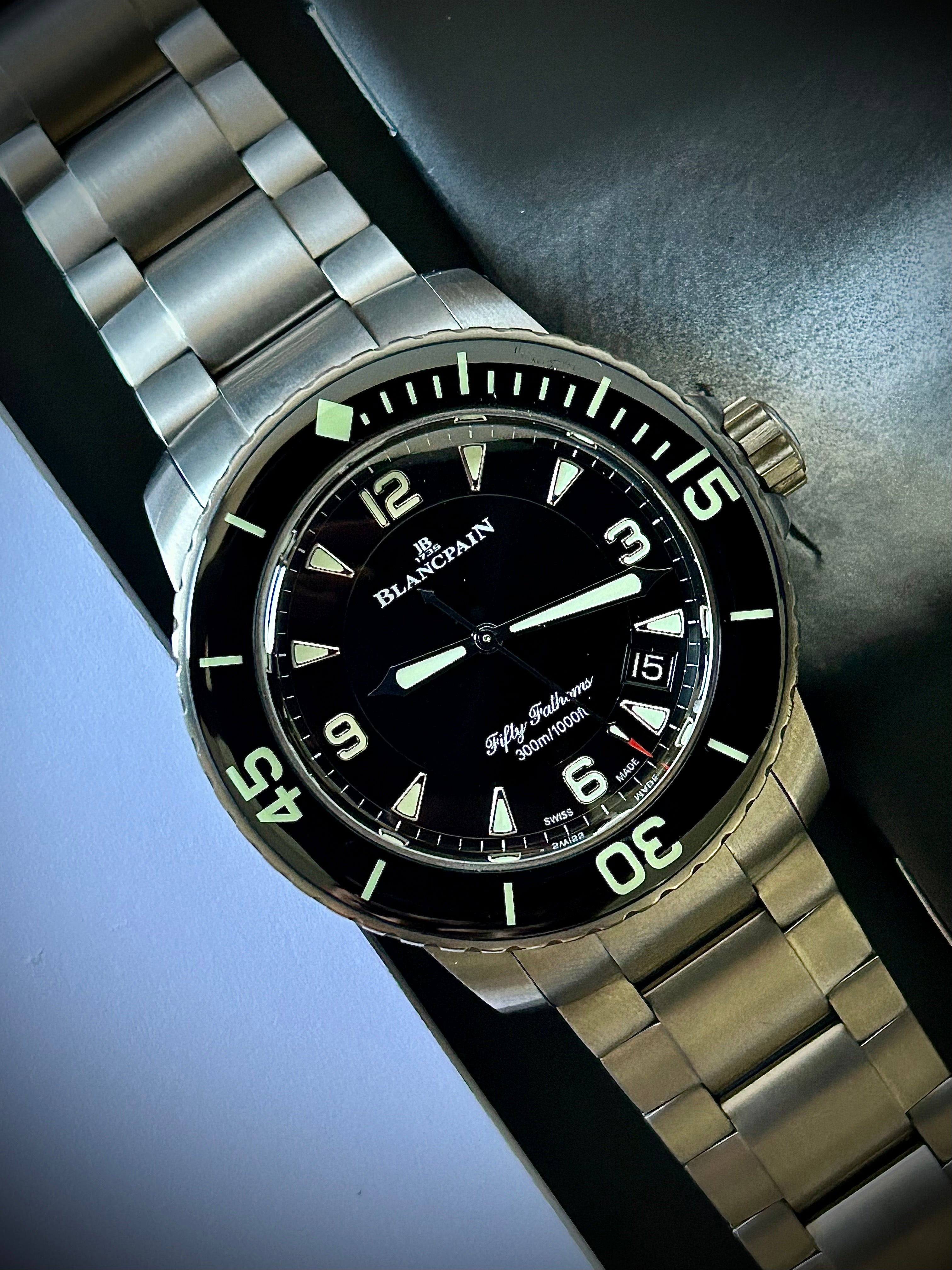 2024 BLANCPAIN FIFTY FATHOMS AUTOMATIQUE, 5015 12B30 98B, FULL SET, INC GST