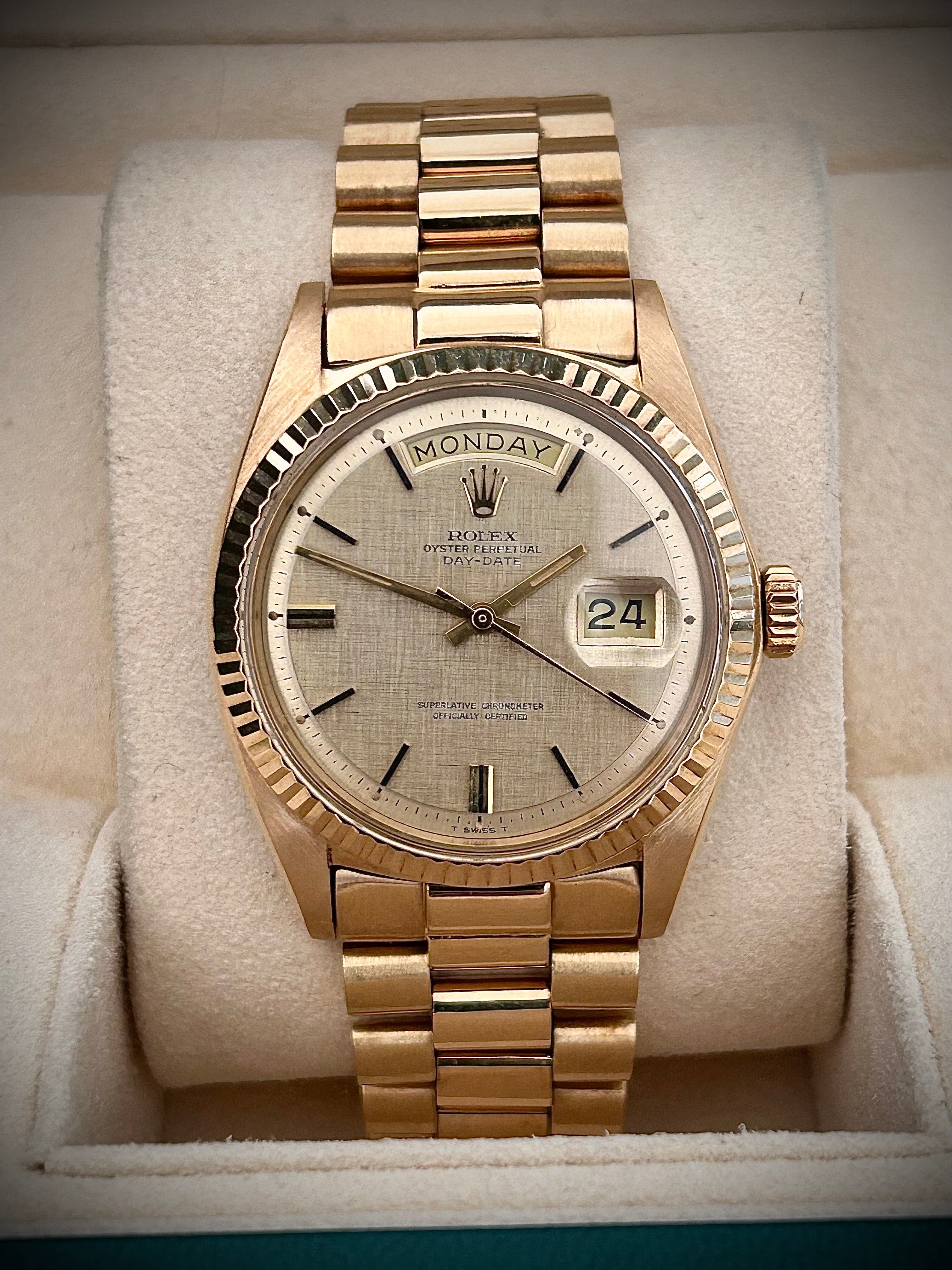 1971 ROLEX DAY DATE PRESIDENT, 1803, WATCH ONLY, INC GST