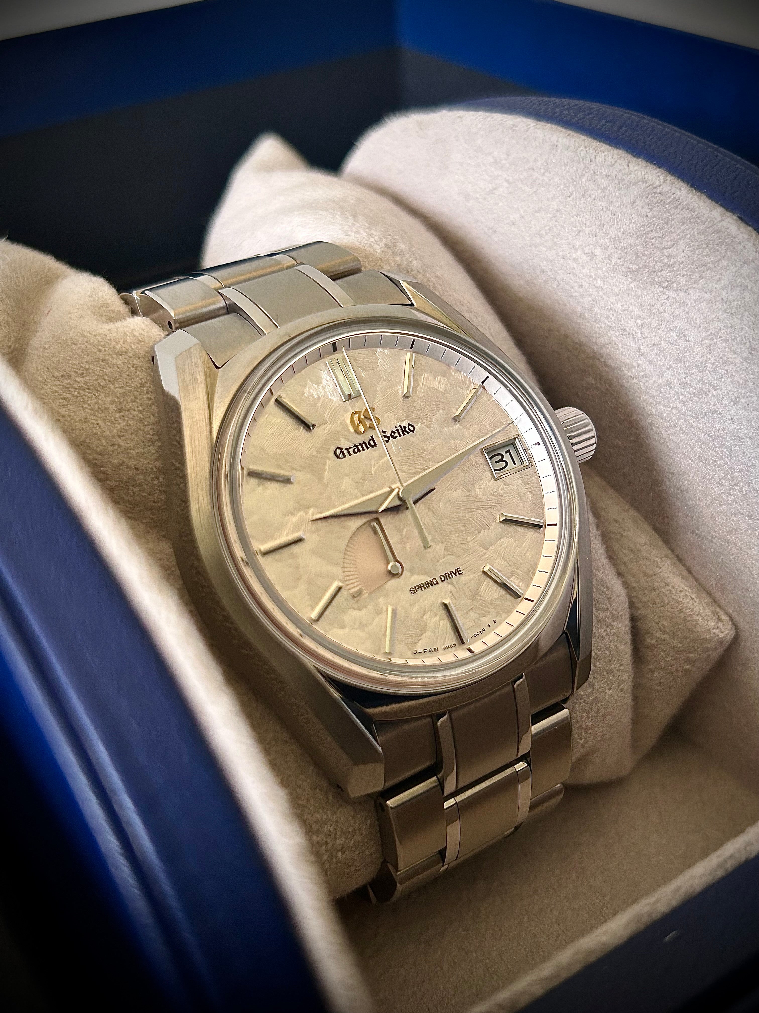 2024 GRAND SEIKO HERITAGE SPRING DRIVE, SHUNBUN, SBGA413, FULL SET, INC GST