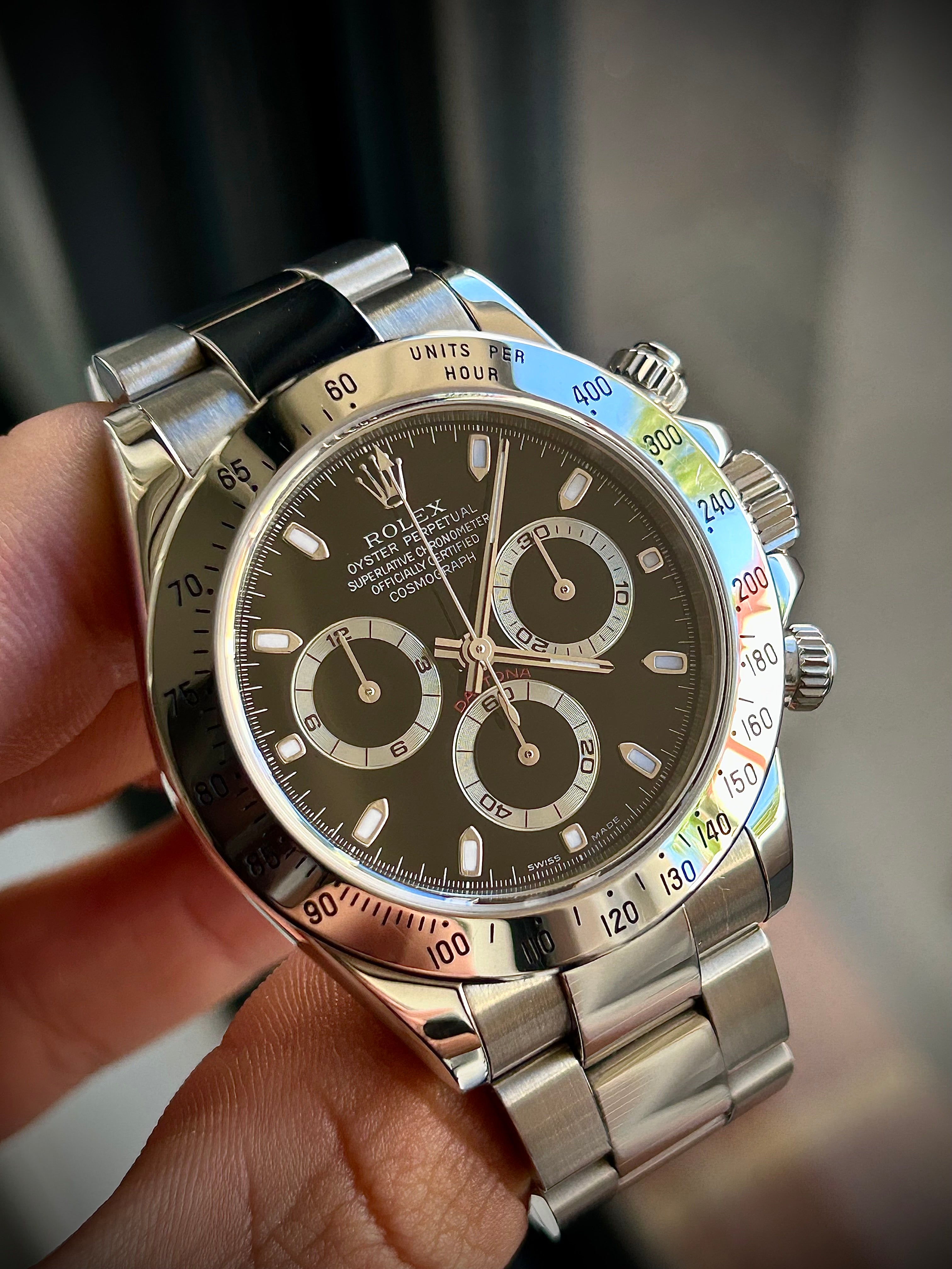 2004 ROLEX DAYTONA 116520, FULL SET, INC GST