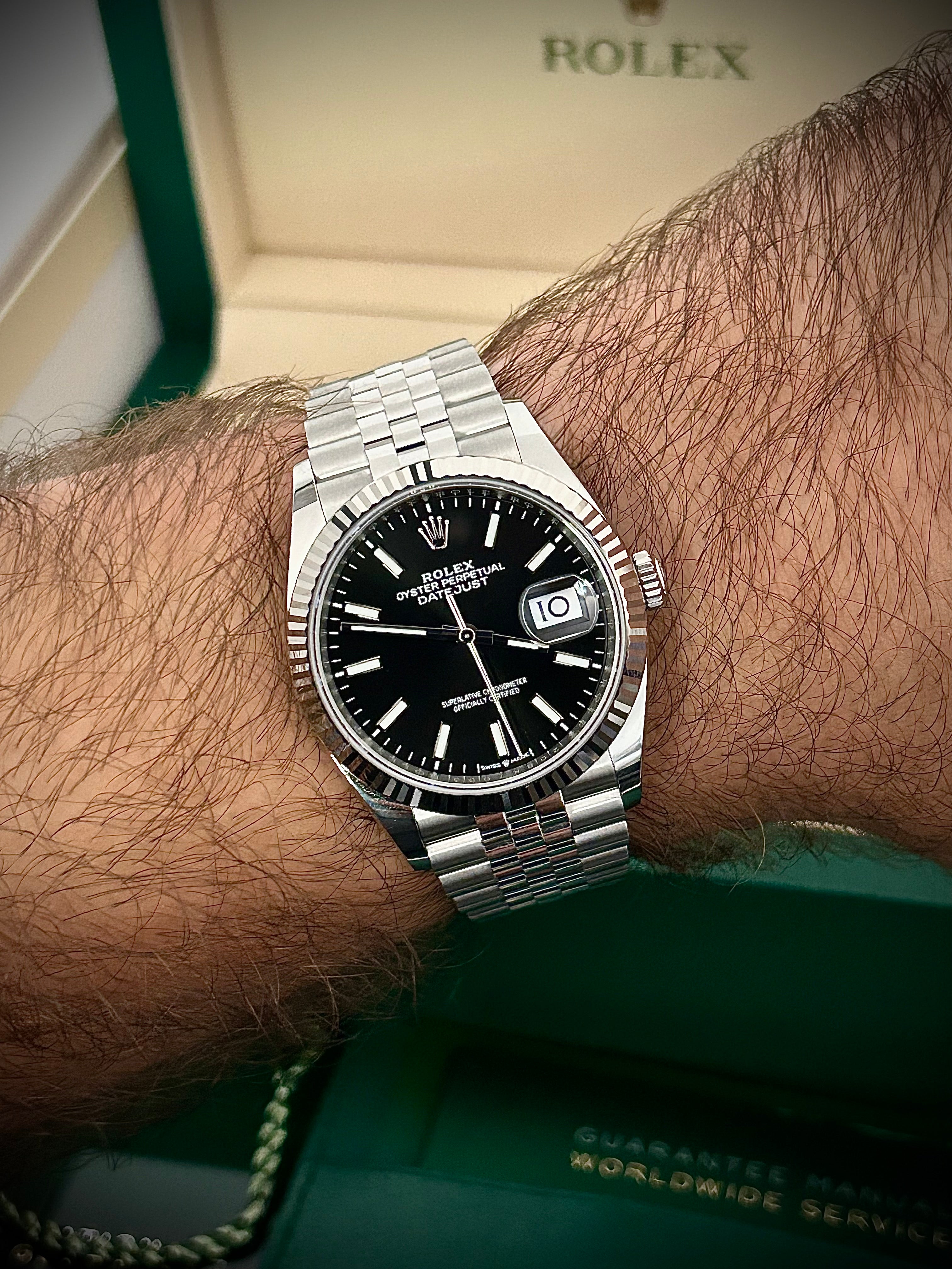 2024 ROLEX DATEJUST 36, 126234, FULL SET, INC GST