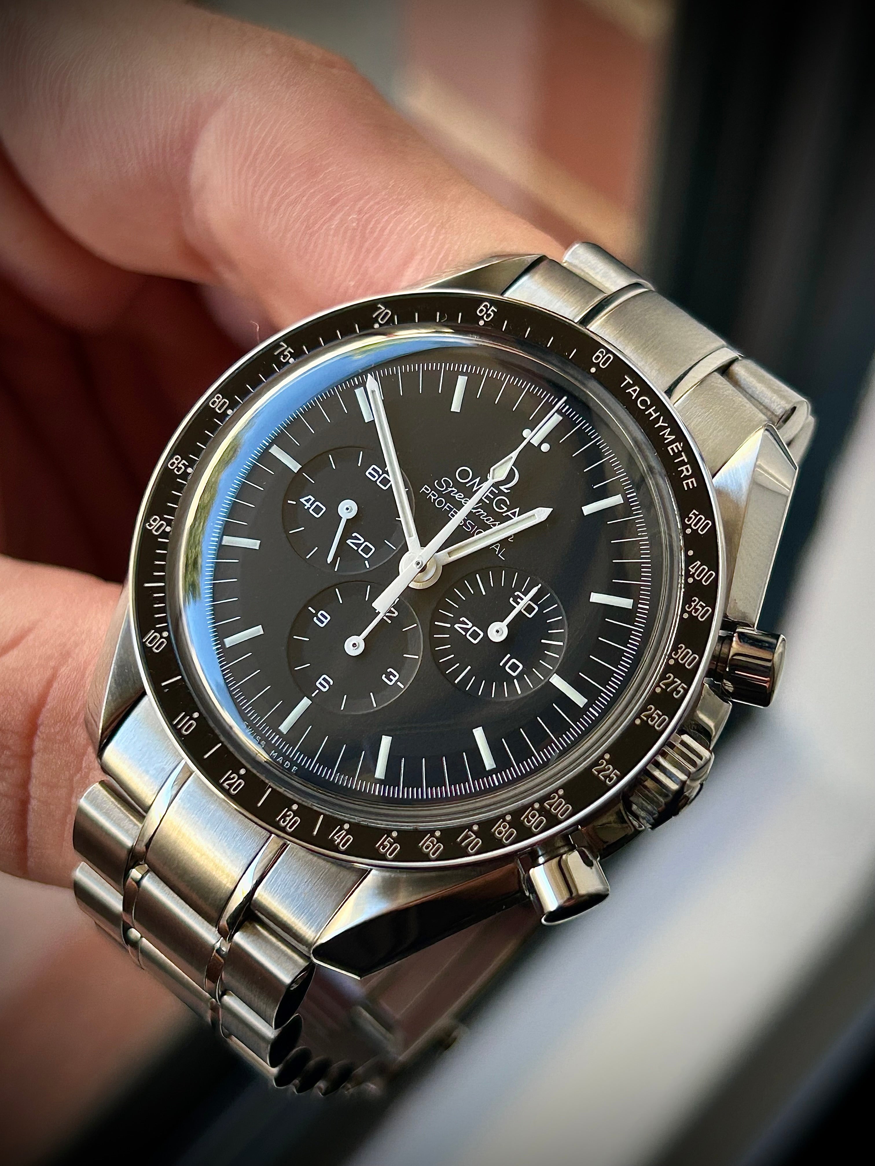 2015 OMEGA SPEEDMASTER PROFESSIONAL, FULL SET, INC GST