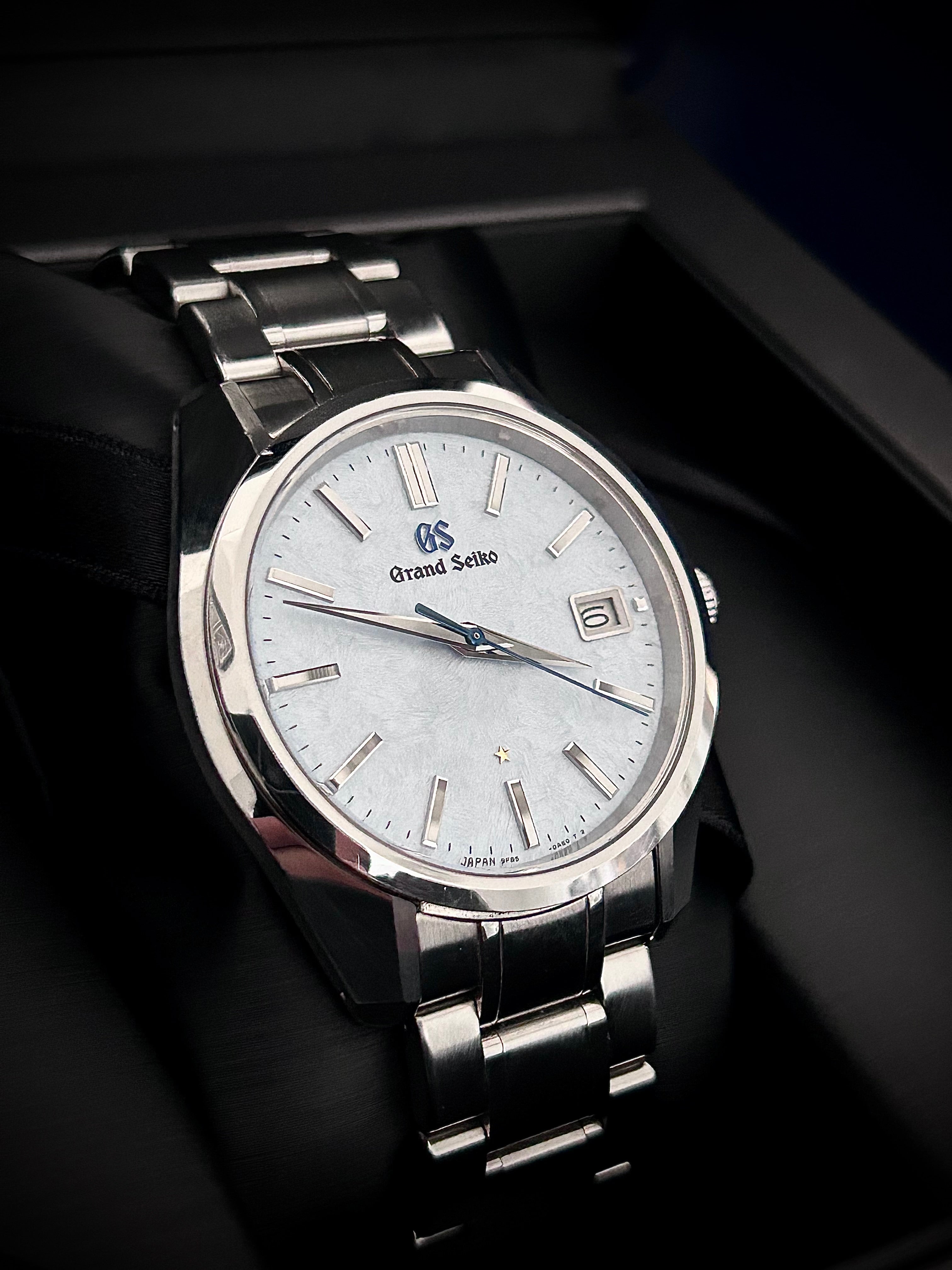 2022 GRAND SEIKO SEA OF CLOUDS, 55TH ANNIVERSARY, SBGP017, FULL SET, INC GST