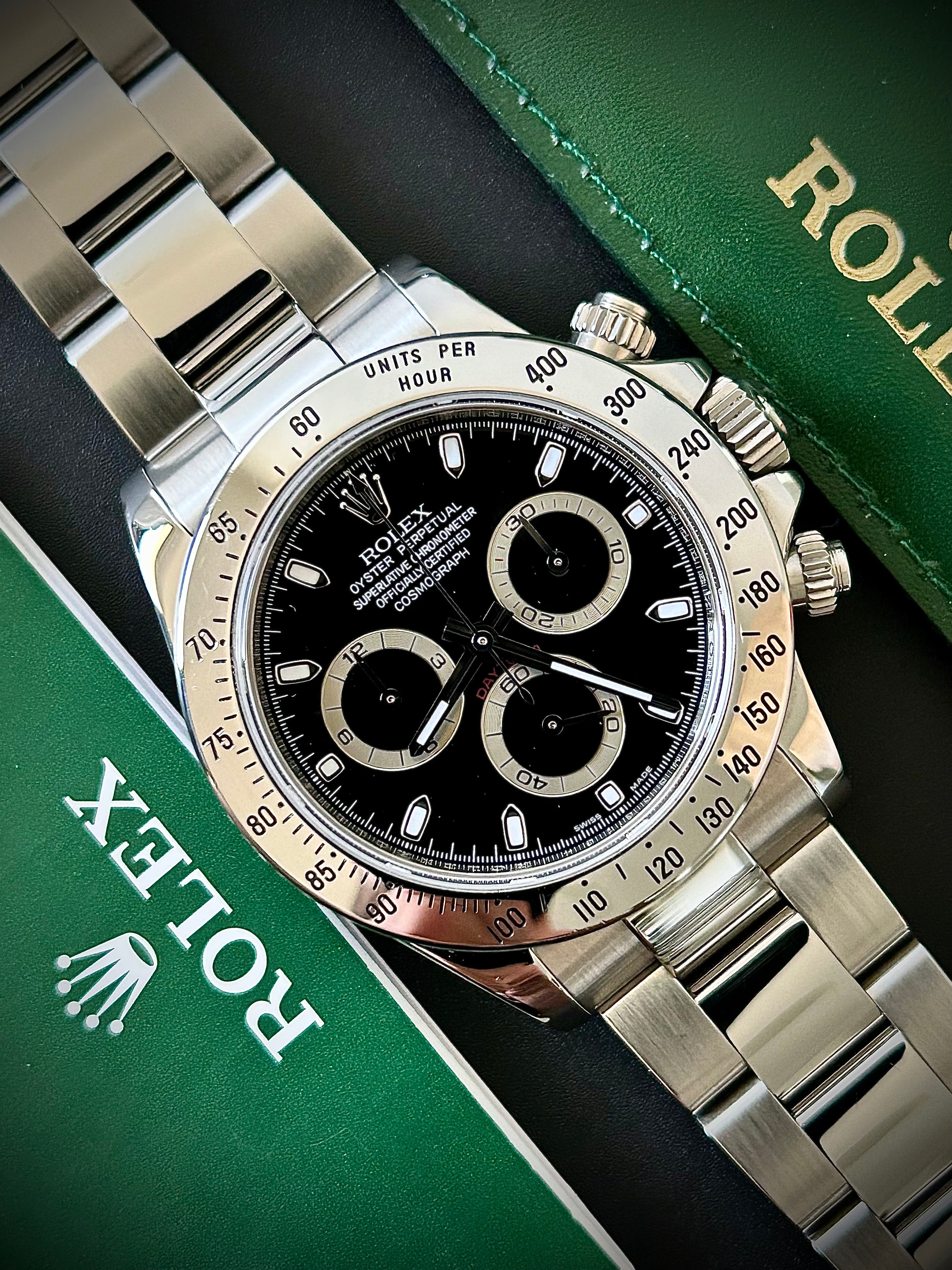 2009 ROLEX DAYTONA 116520, BOX AND PAPERS, INC GST