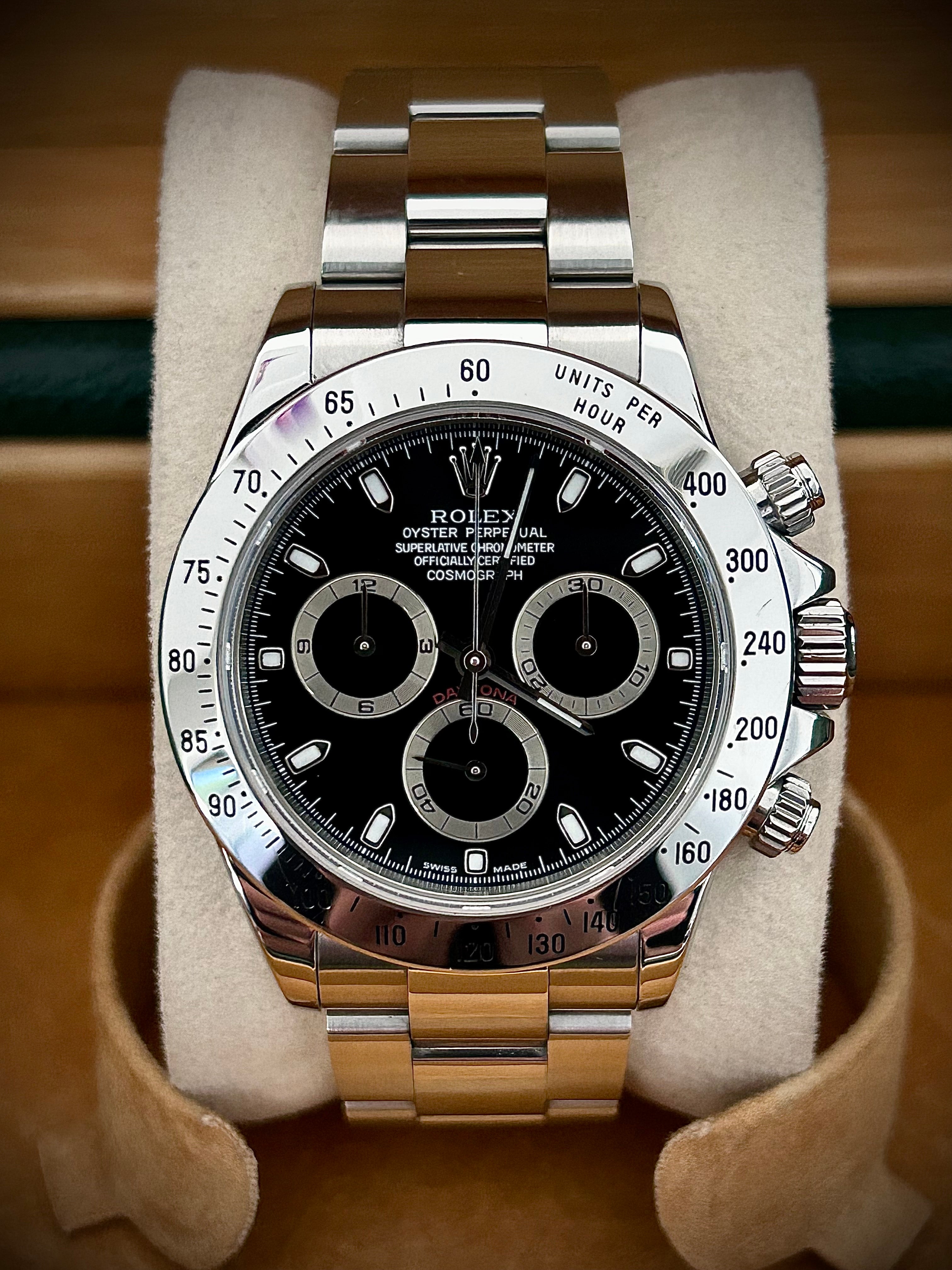 2004 ROLEX DAYTONA 116520, FULL SET, INC GST