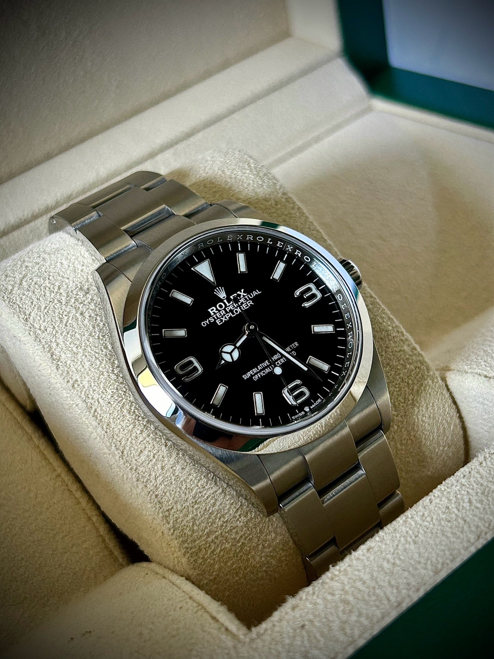 2023 ROLEX EXPLORER 36, 124270, FULL SET, INC GST