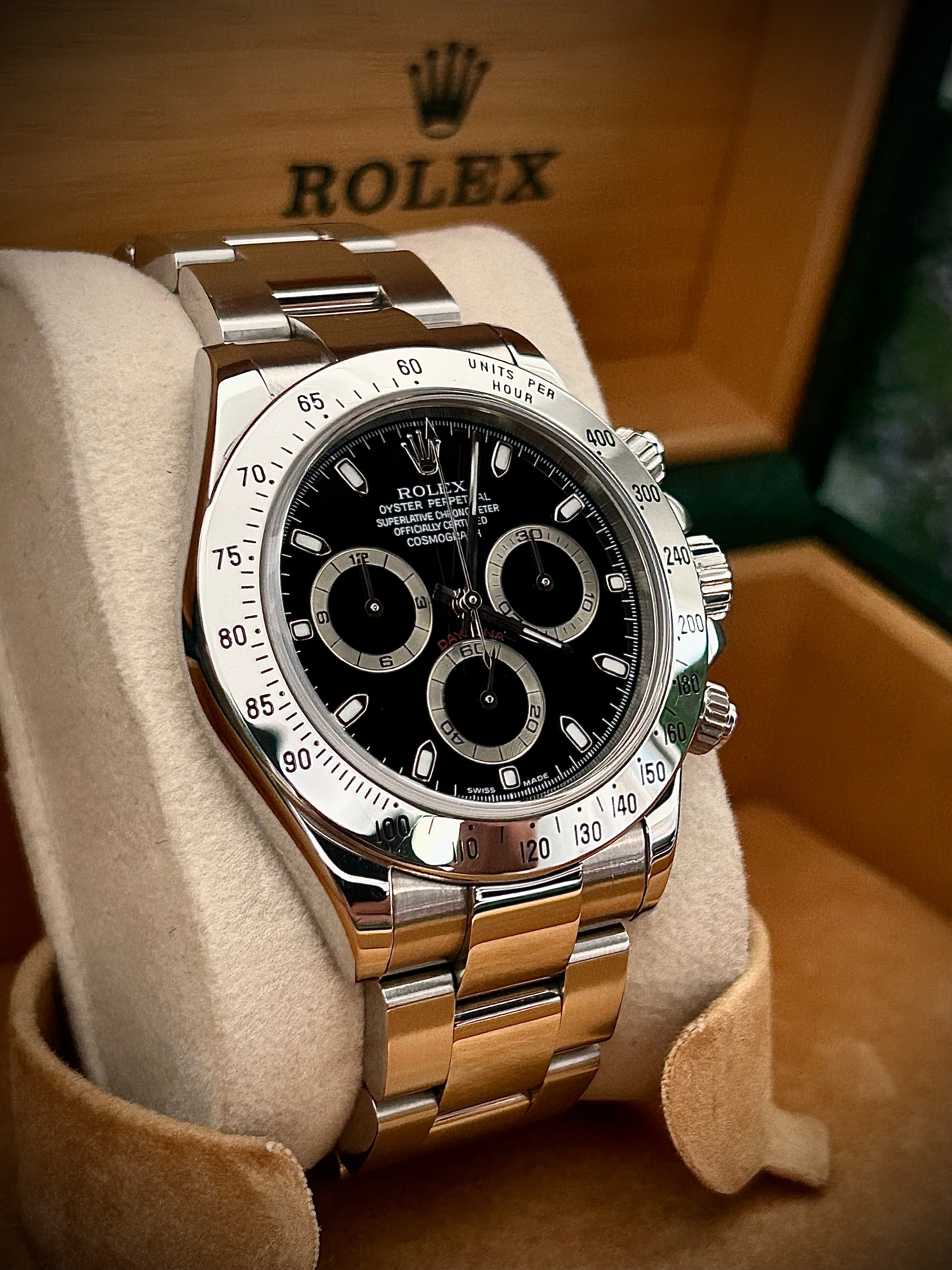 2004 ROLEX DAYTONA 116520, FULL SET, INC GST