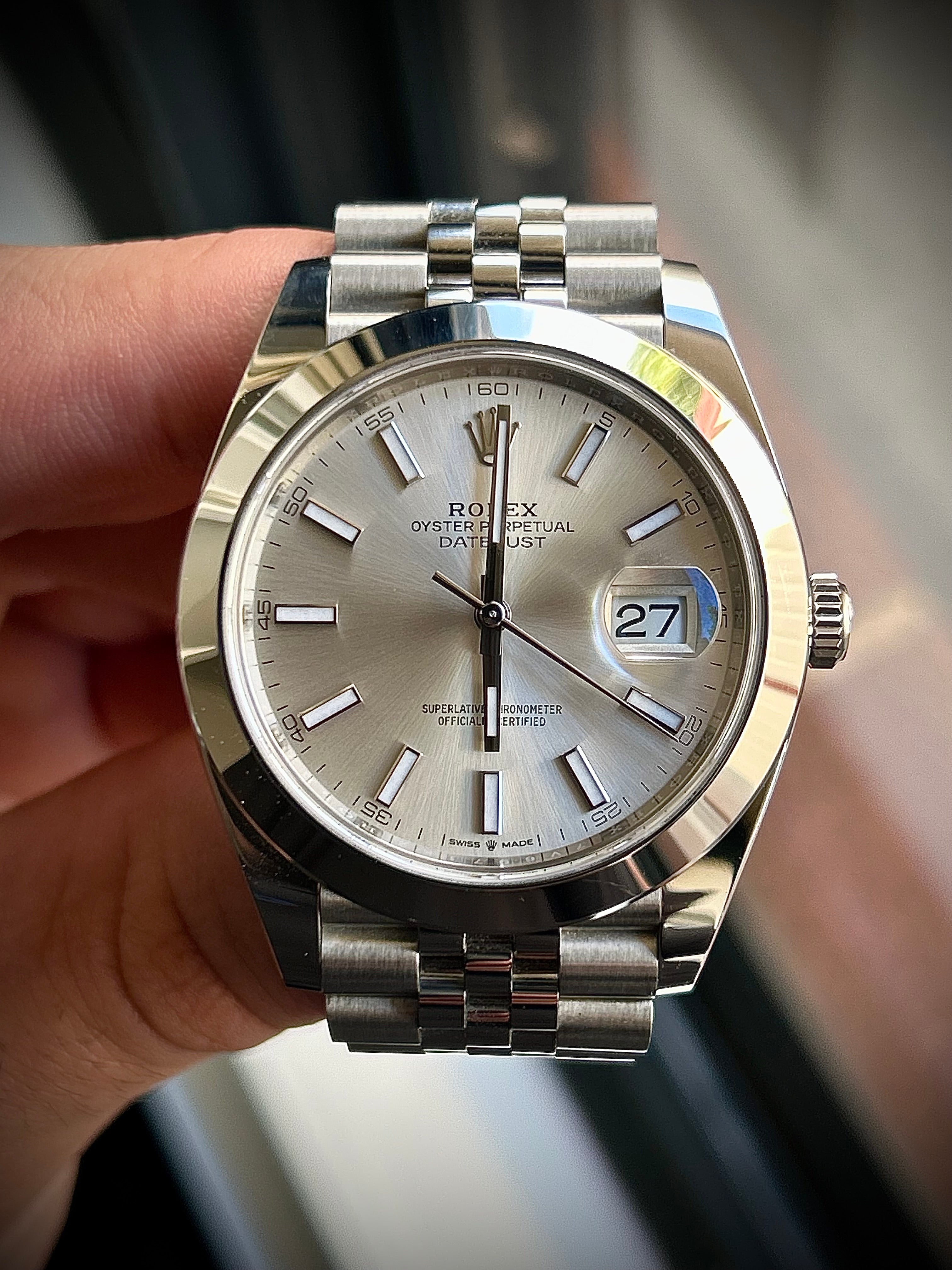 2021 ROLEX DATEJUST 41, 126300, FULL SET, INC GST