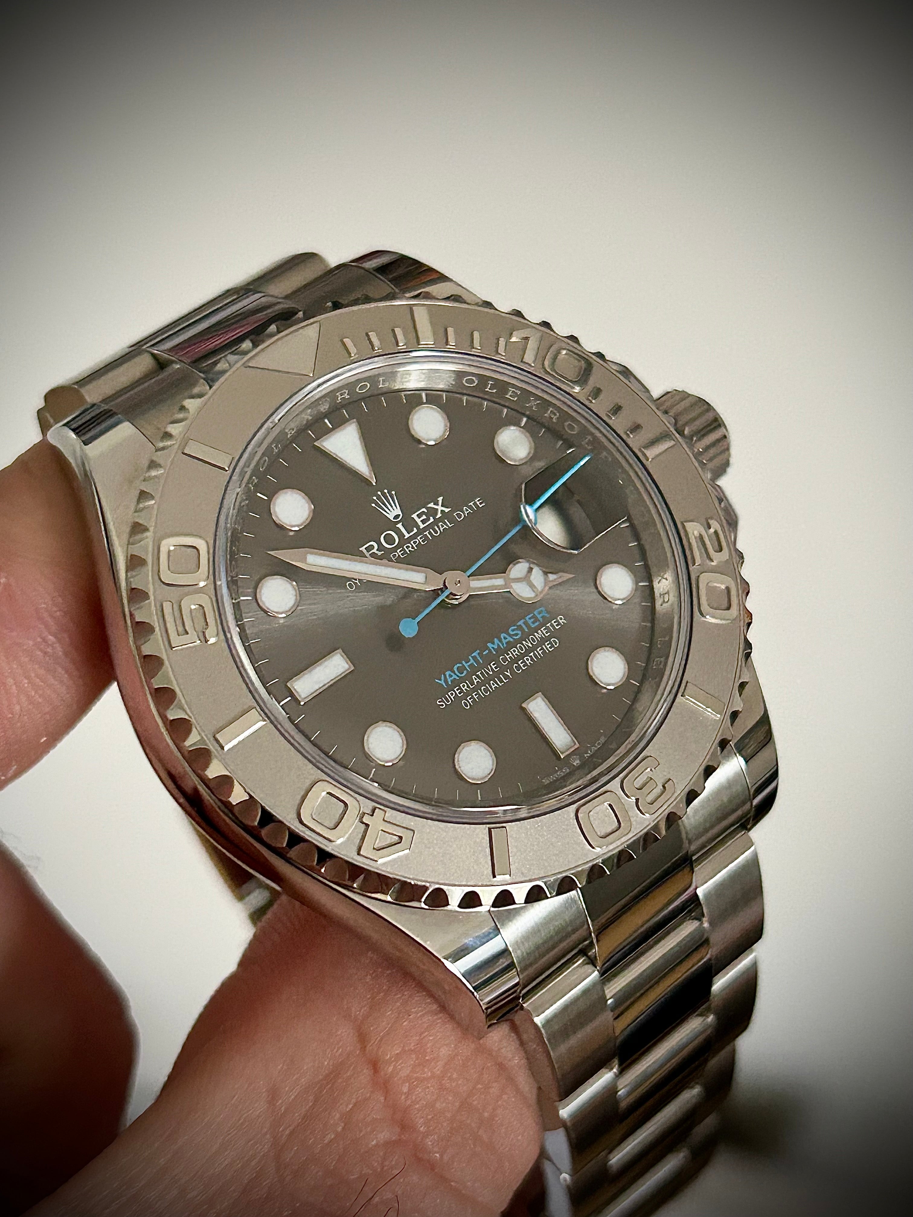 2020 ROLEX YACHT-MASTER 40, SLATE DIAL, 126622, FULL SET