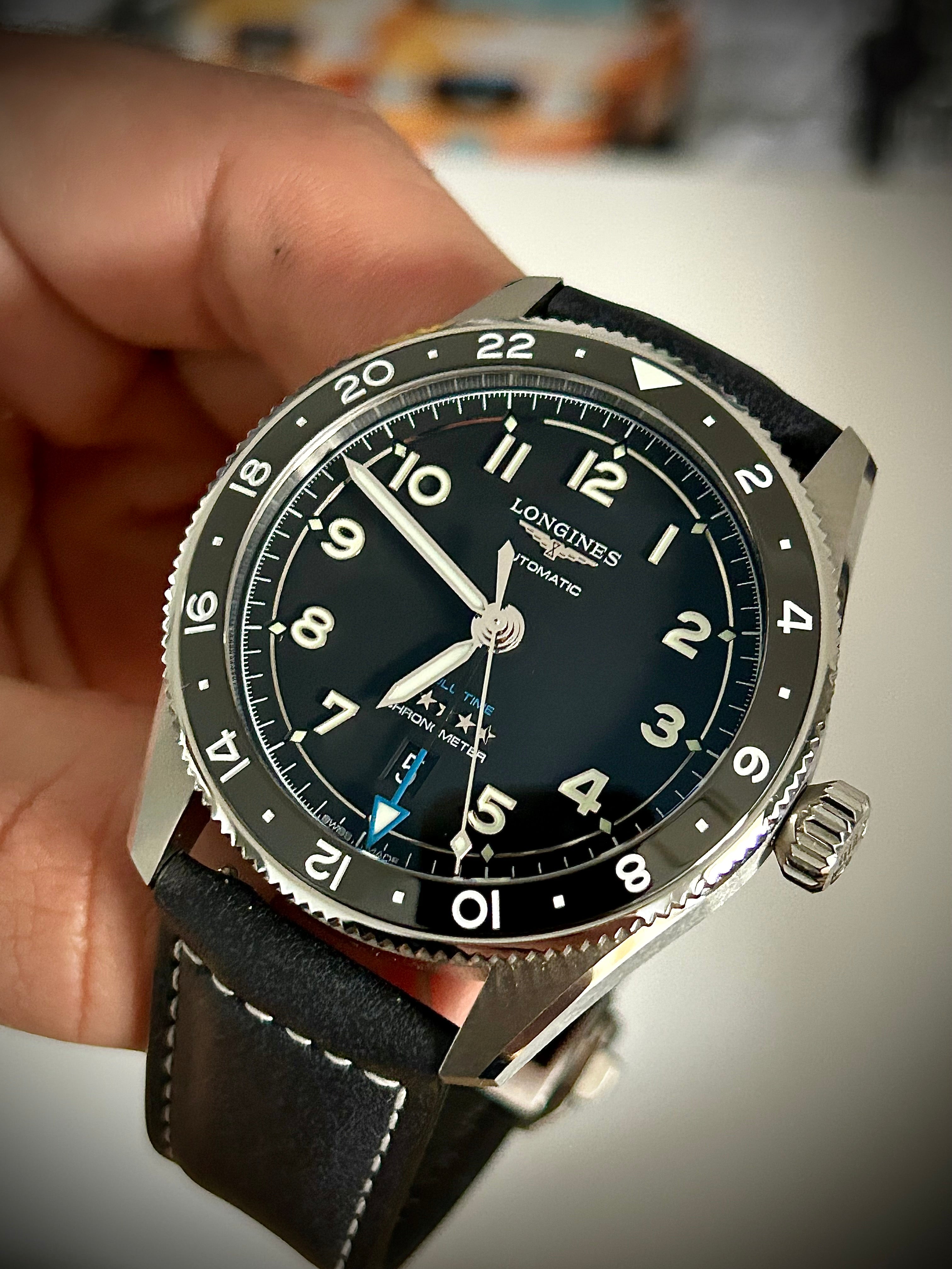 2023 LONGINES SPIRIT ZULU TIME 42MM, L3.812.4.53.2, FULL SET, INC GST