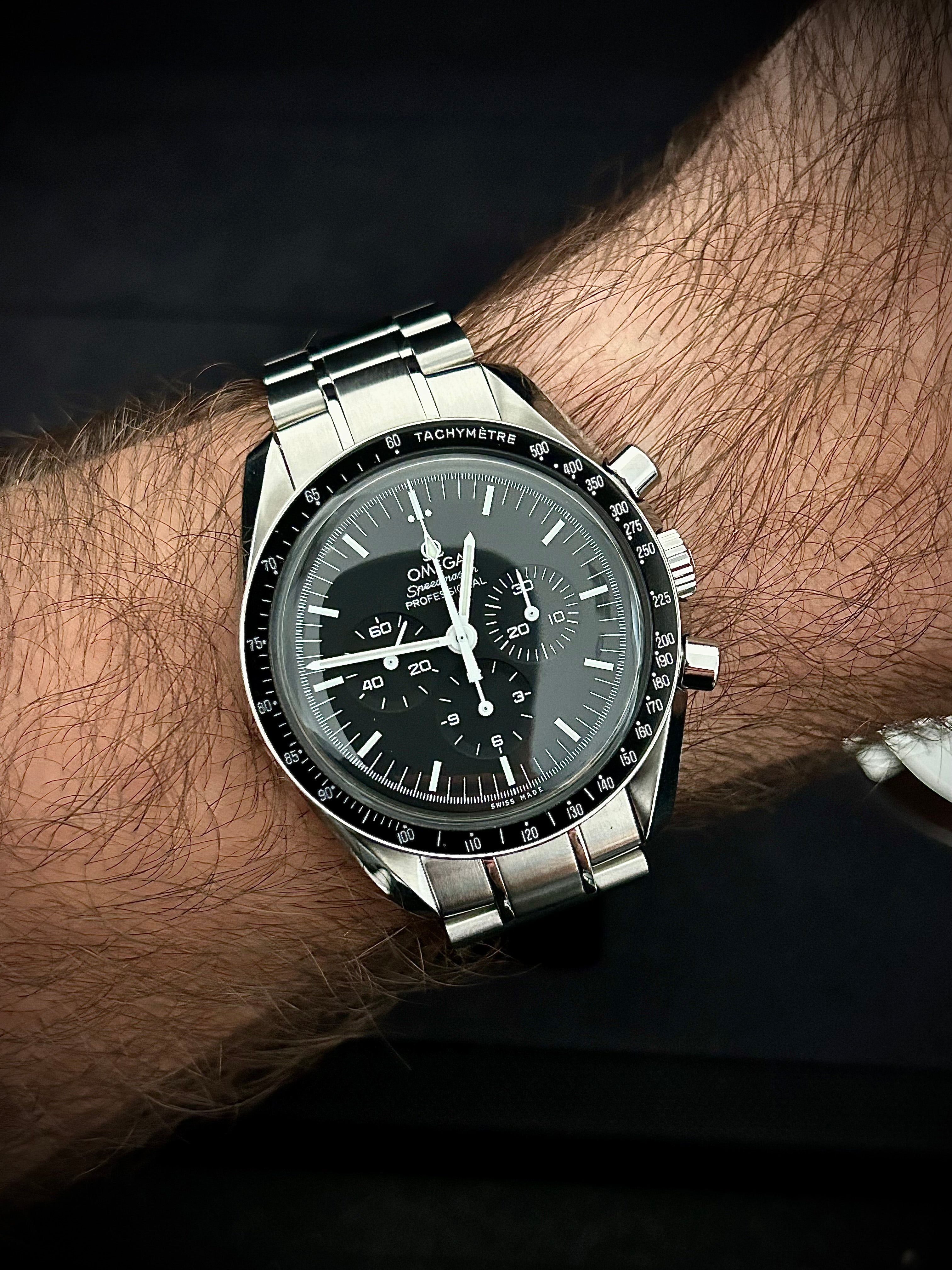 2015 OMEGA SPEEDMASTER PROFESSIONAL, FULL SET, INC GST