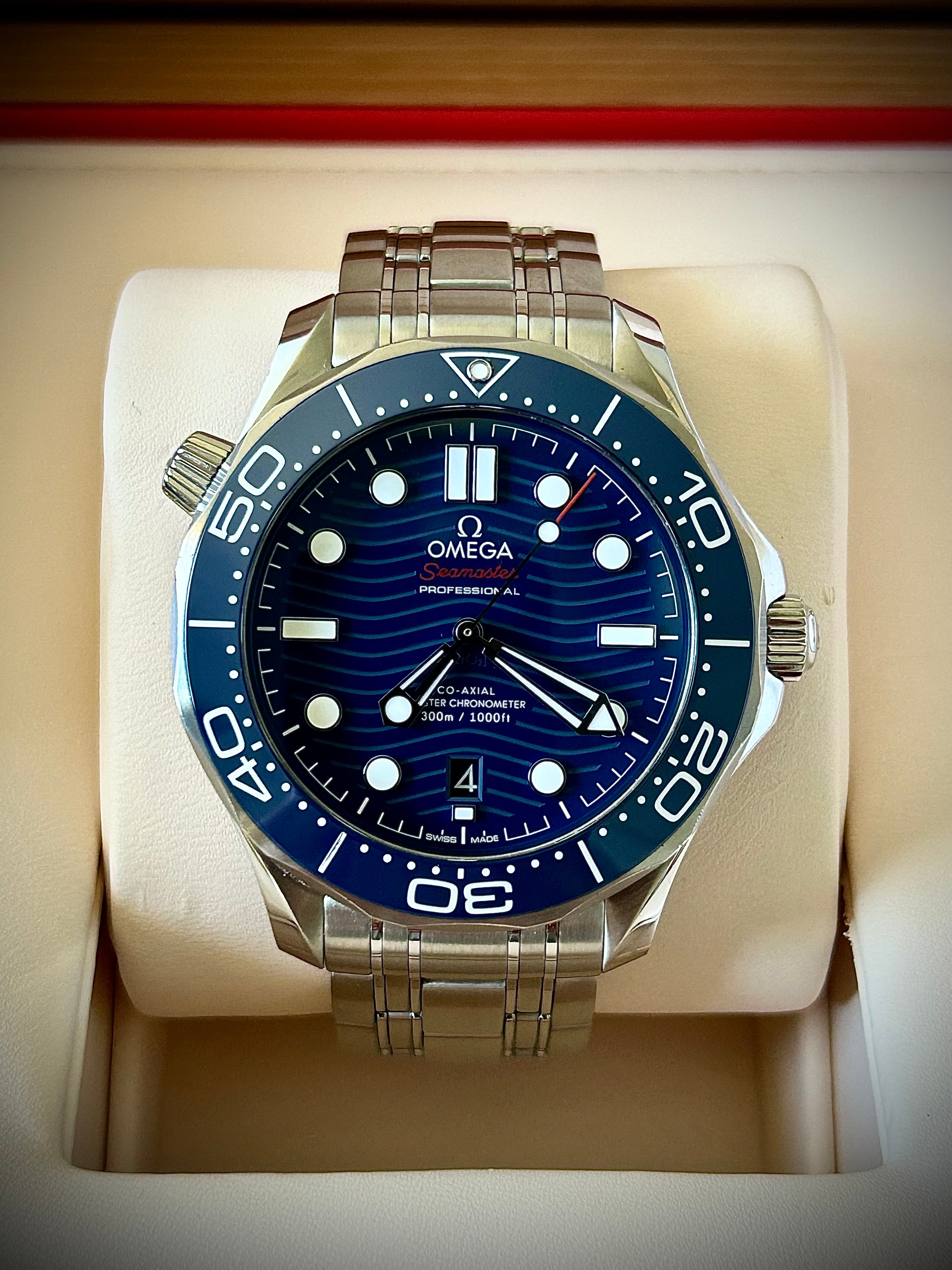 2021 OMEGA SEAMASTER 300, FULL SET, INC GST