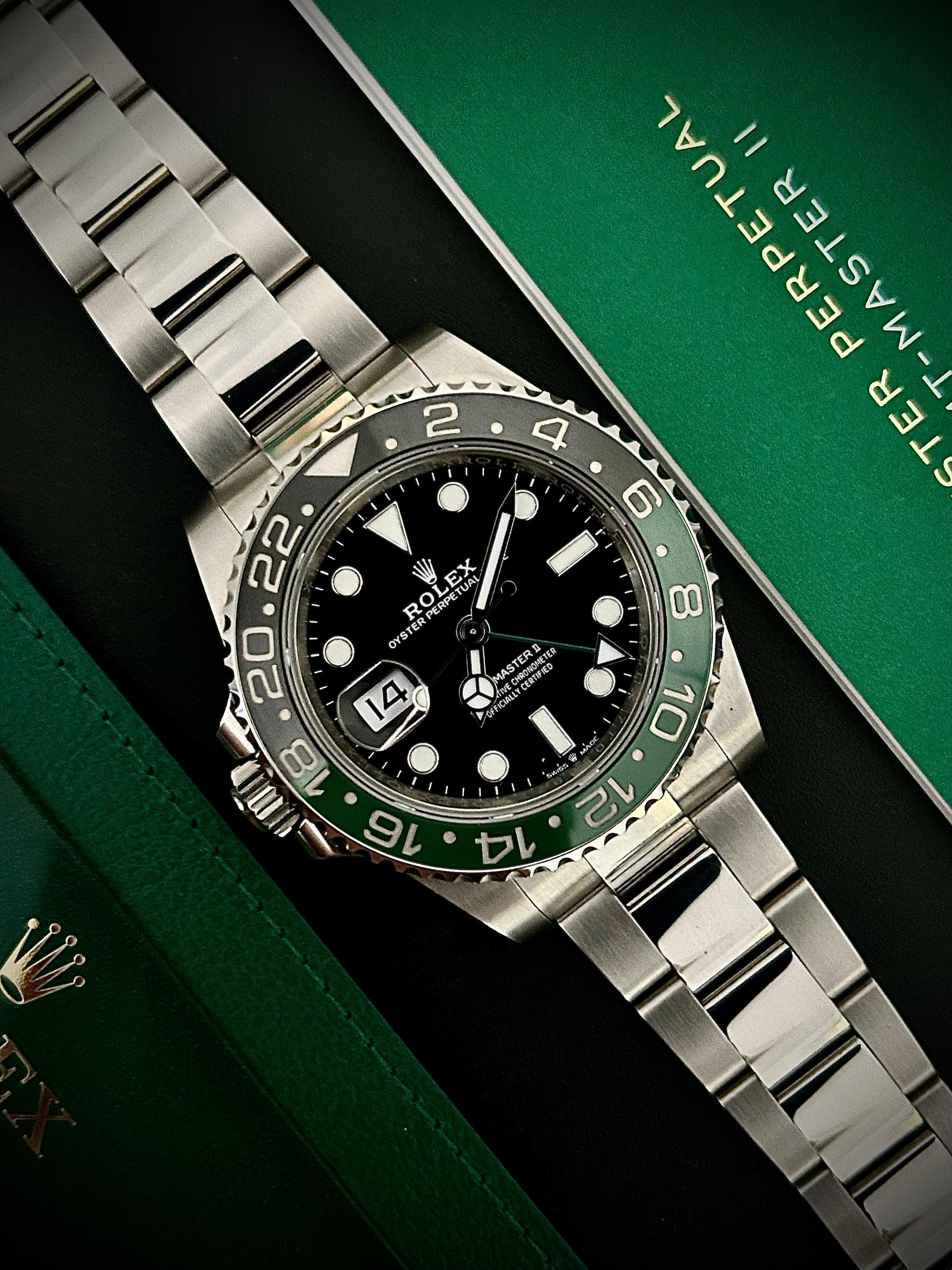 2022 ROLEX GMT-MASTER II, FULL SET, INC GST