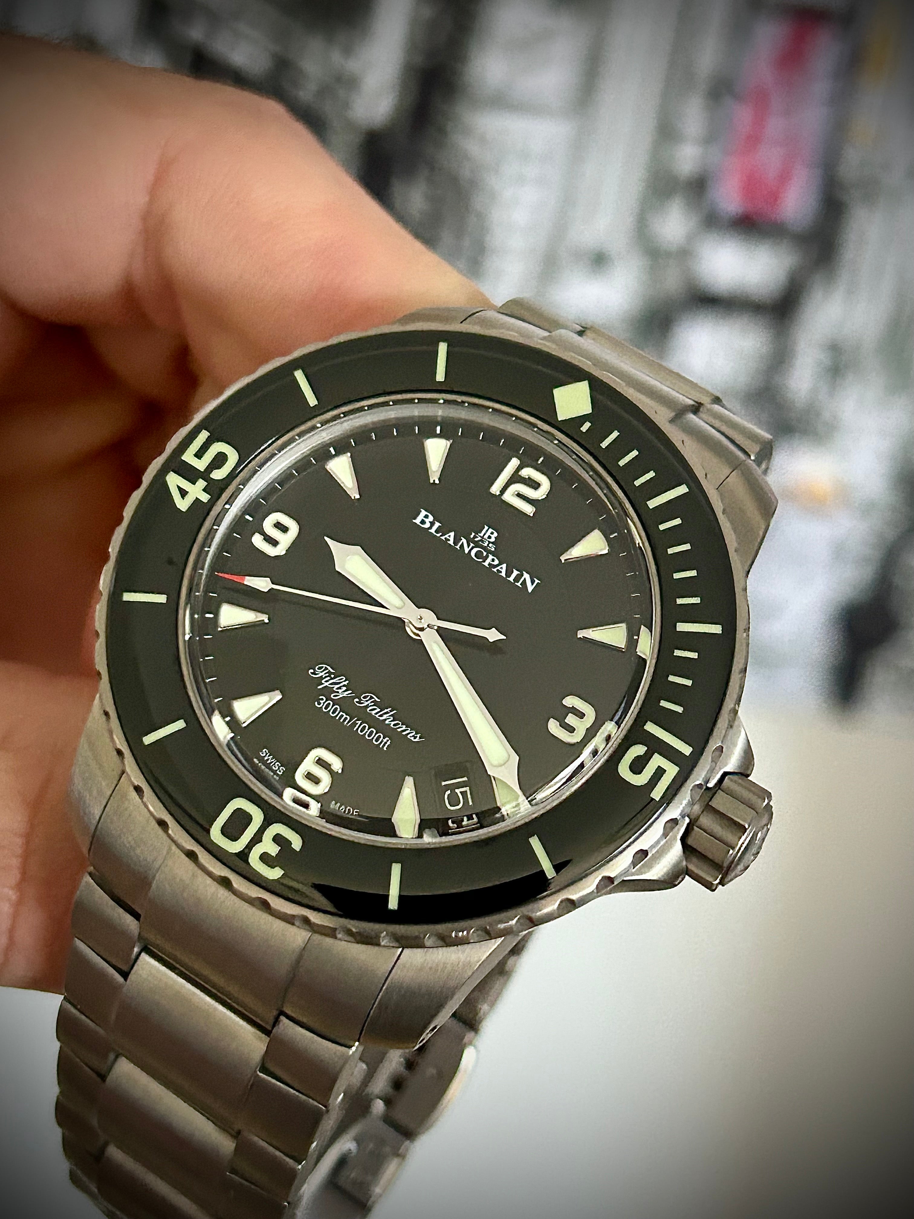 2024 BLANCPAIN FIFTY FATHOMS AUTOMATIQUE, 5015 12B30 98B, FULL SET, INC GST