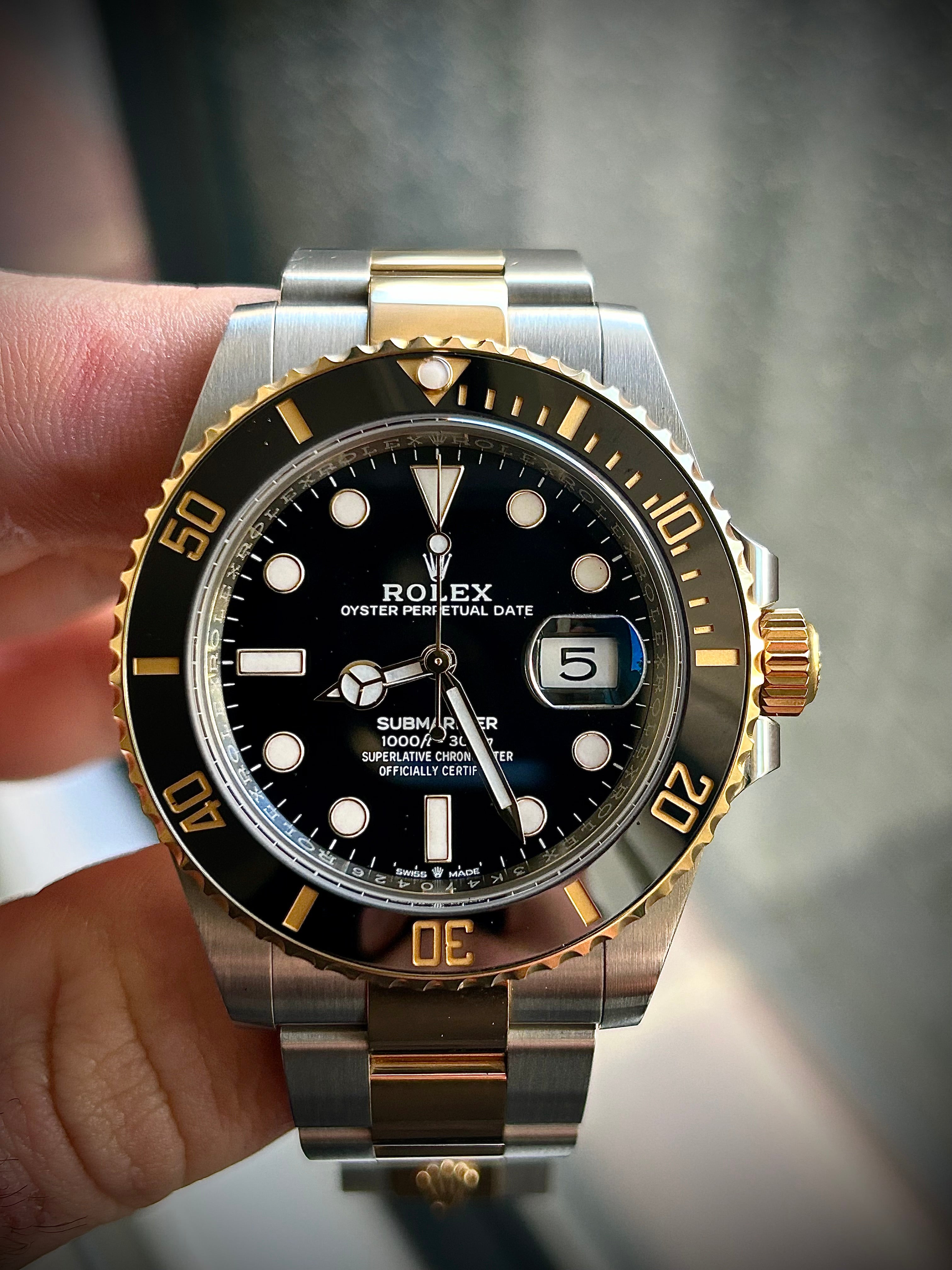 2021 ROLEX SUBMARINER DATE TWO TONE, 126613LN, FULL SET, INC GST