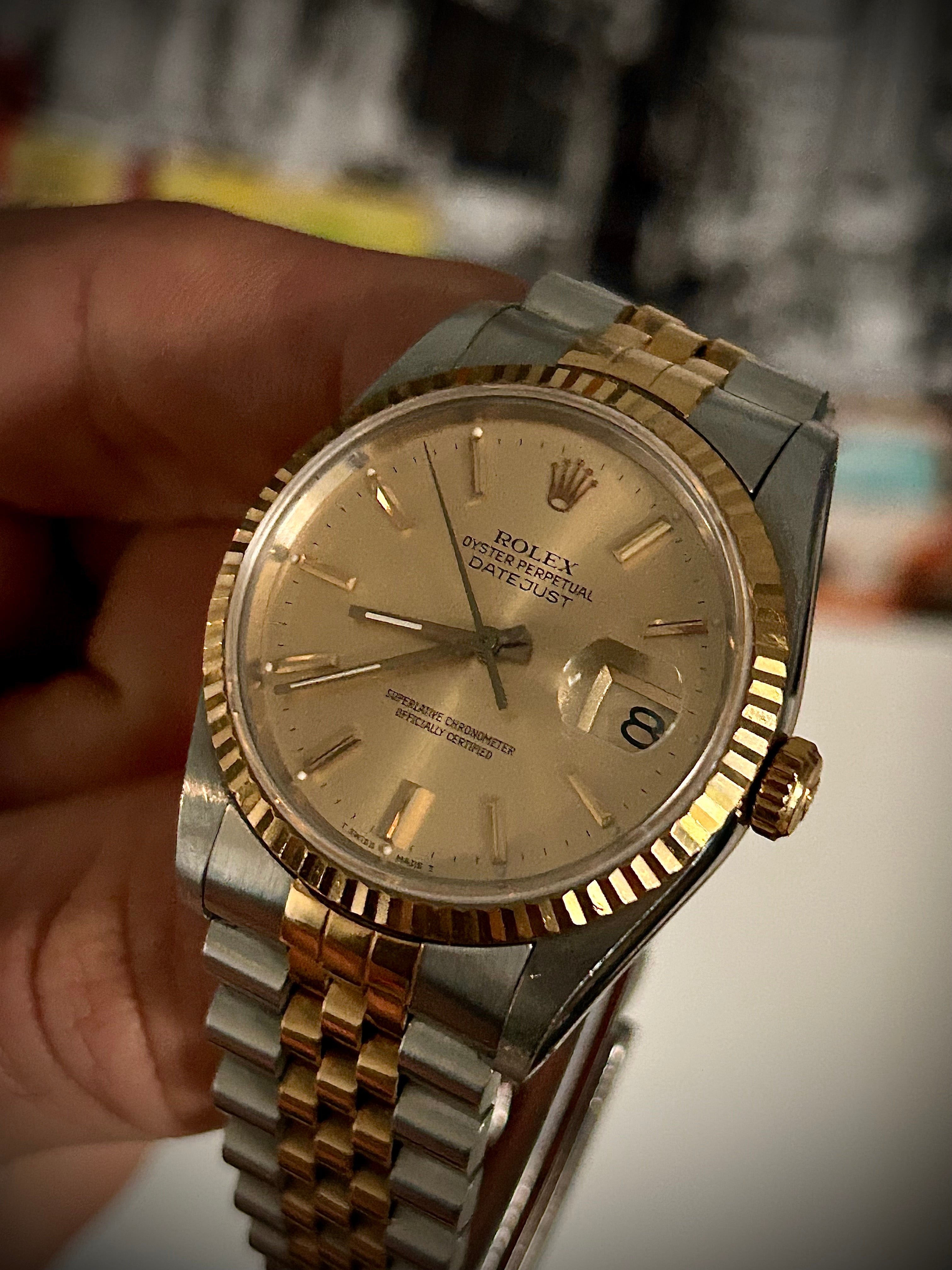 1989 ROLEX DATEJUST, 16233, WATCH ONLY, INC GST