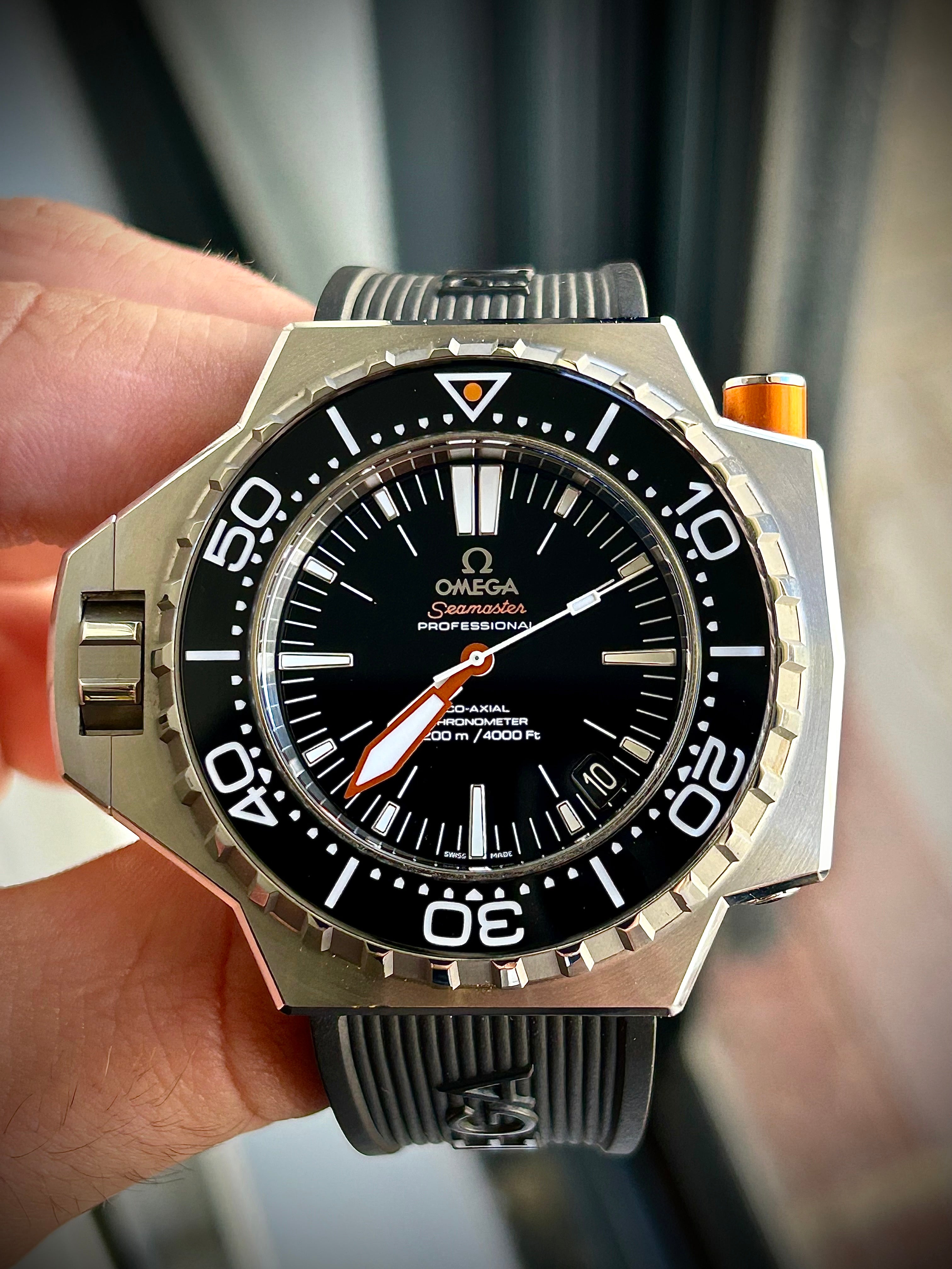 2022 OMEGA SEAMASTER PLOPROF 1200M, FULL SET, INC GST