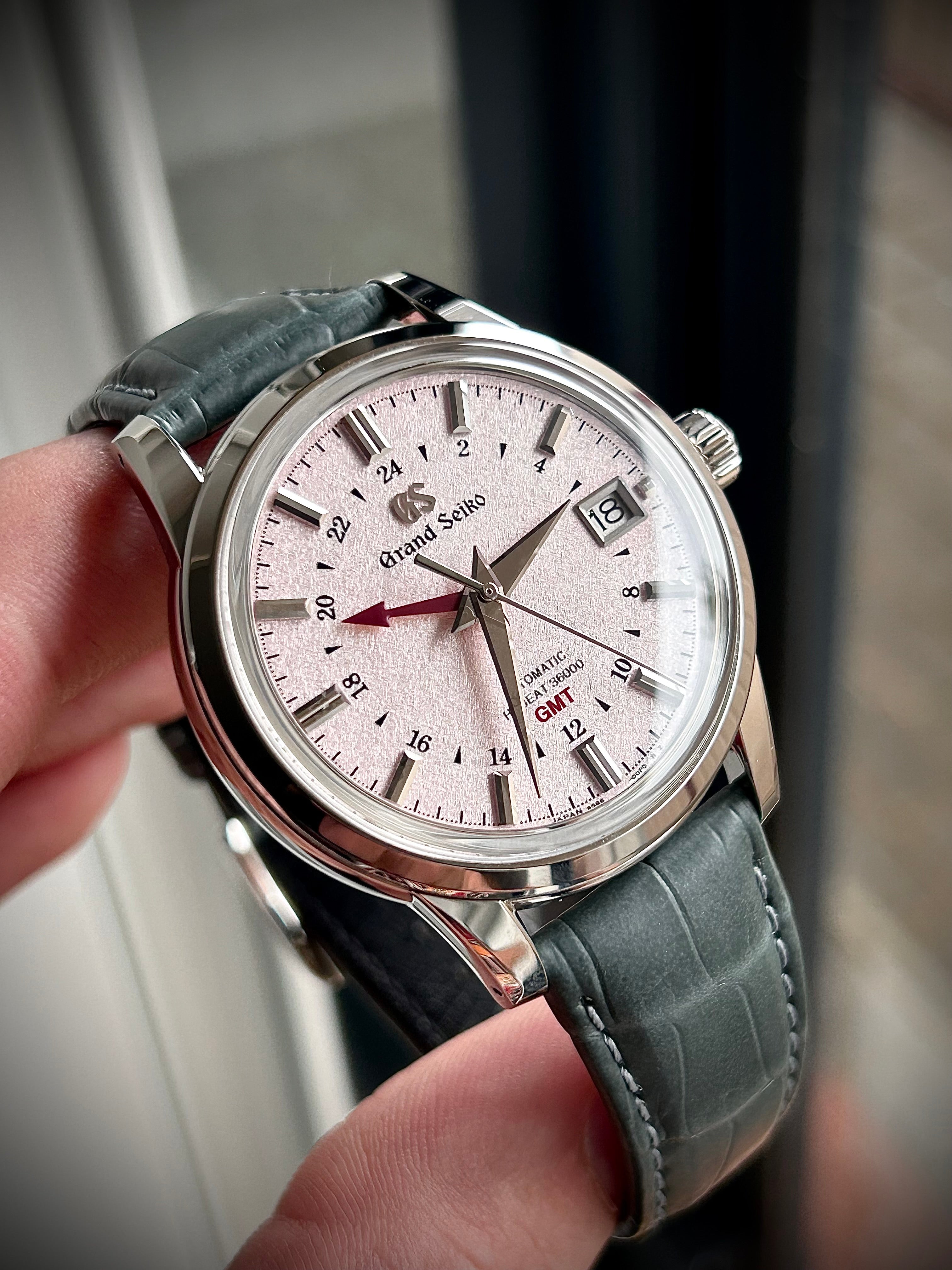 2022 GRAND SEIKO PINK FLANNEL FLOWER, 1 OF 50, SBGJ269, FULL SET, INC GST