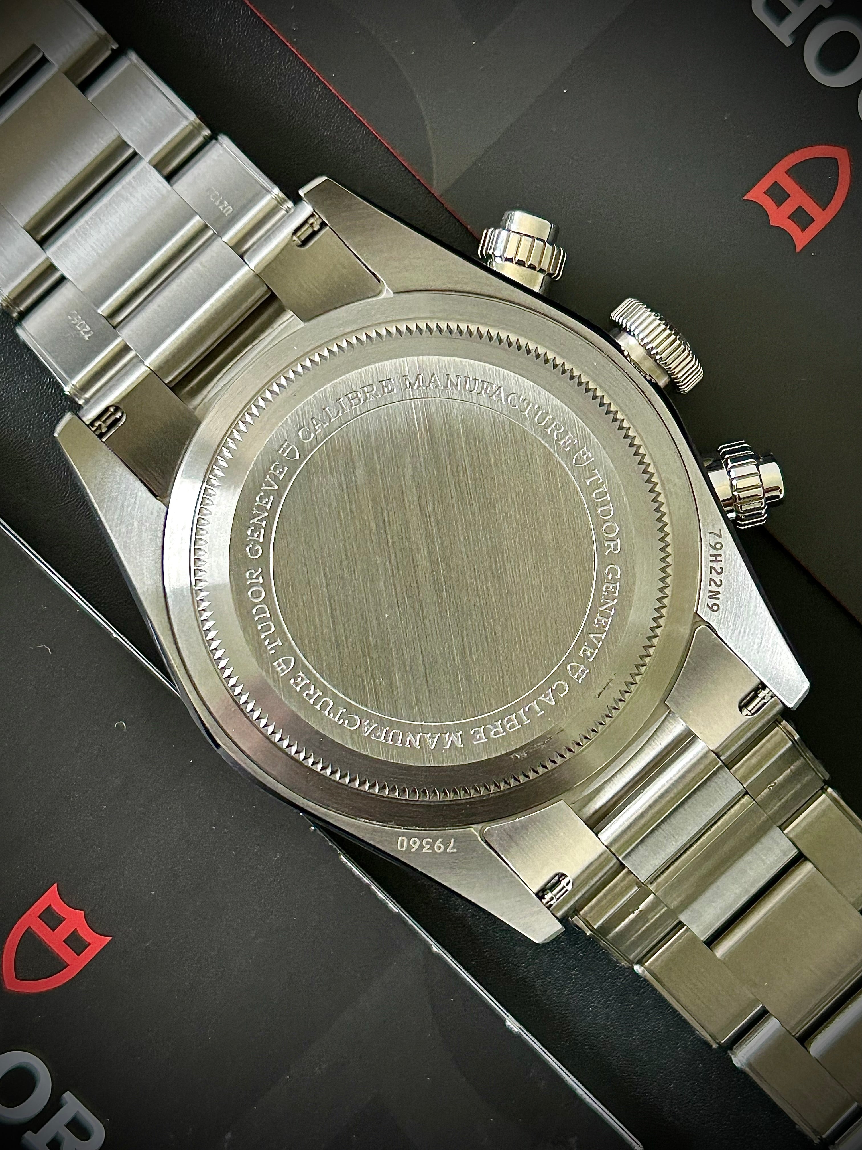 2025 TUDOR BLACK CHRONO REVERSE PANDA, FULL SET, INC GST