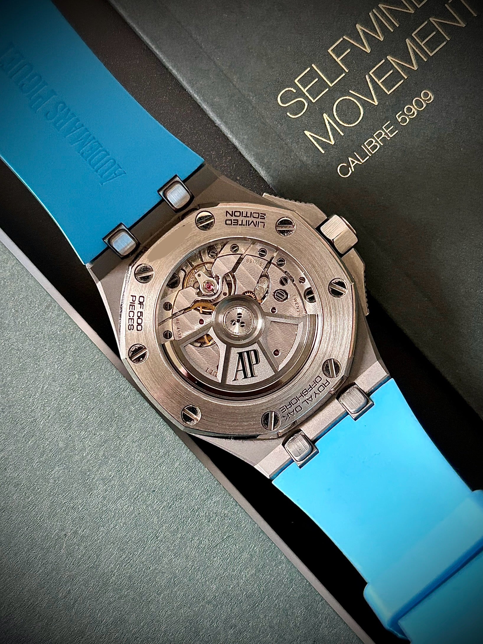 2022 AUDEMARS PIGUET ROYAL OAK OFFSHORE MUSIC EDITION, 1 OF 500, 77600TI, FULL SET, INC GST