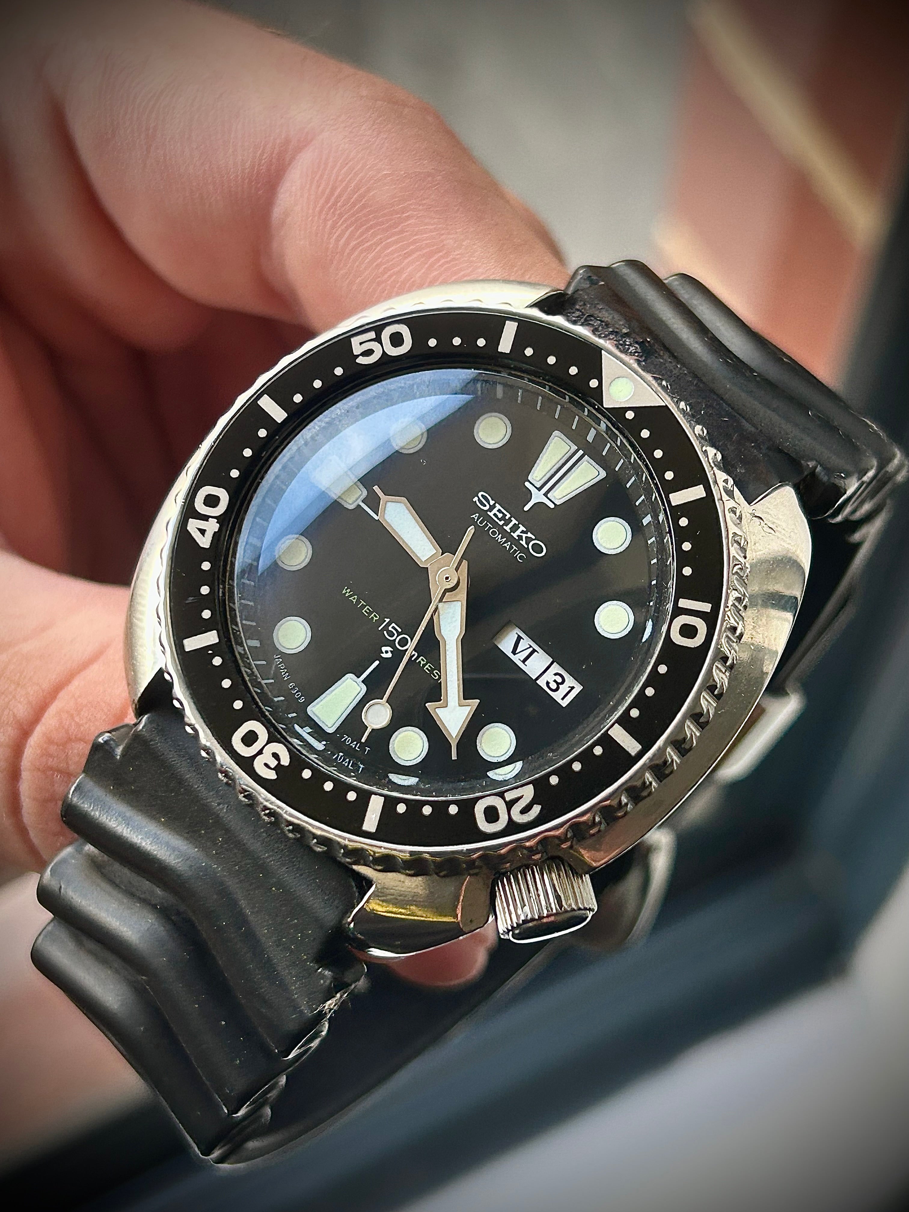 VINTAGE SEIKO AUTOMATIC DIVE WATCH, S309, WATCH ONLY