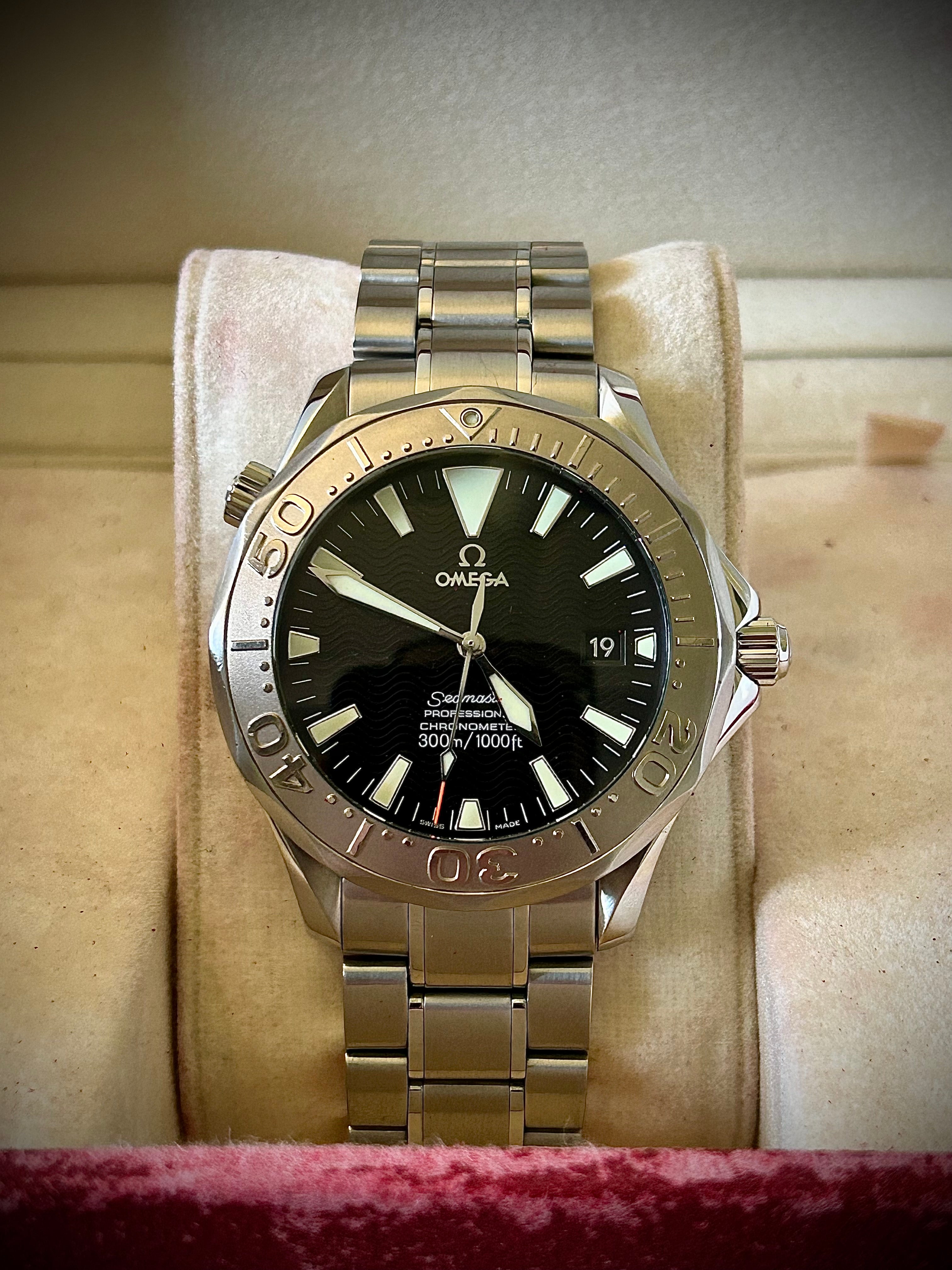 2006 OMEGA SEAMASTER 300, 2230.50, FULLY SERVICED, FULL SET, INC GST