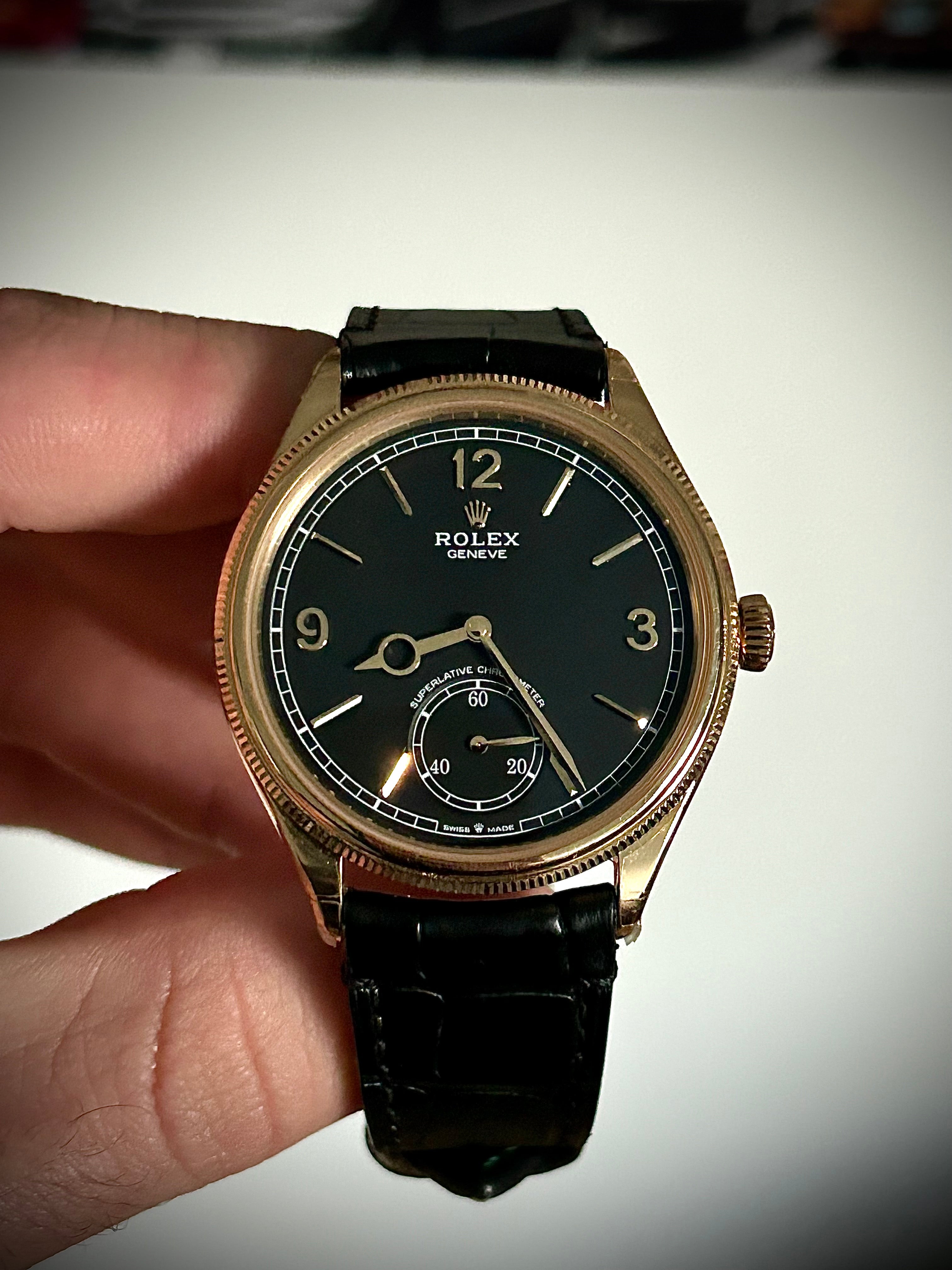 2024 ROLEX PERPETUAL 1908, 52508, YELLOW GOLD, MATTE BLACK DIAL, FULL SET, BRAND NEW, INC GST