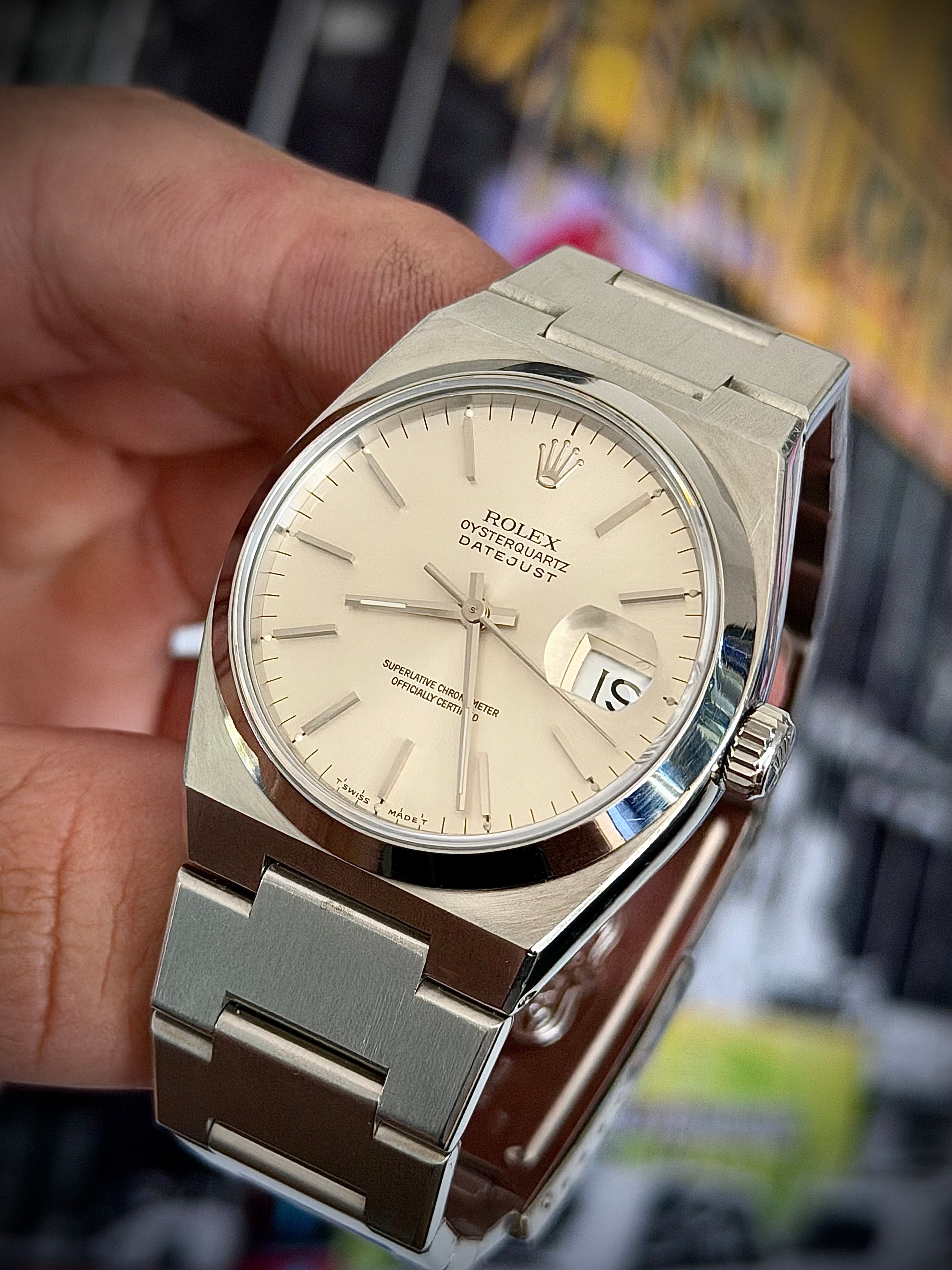 1991 ROLEX OYSTERQUARTZ DATEJUST, 17000, FULL SET, INC GST