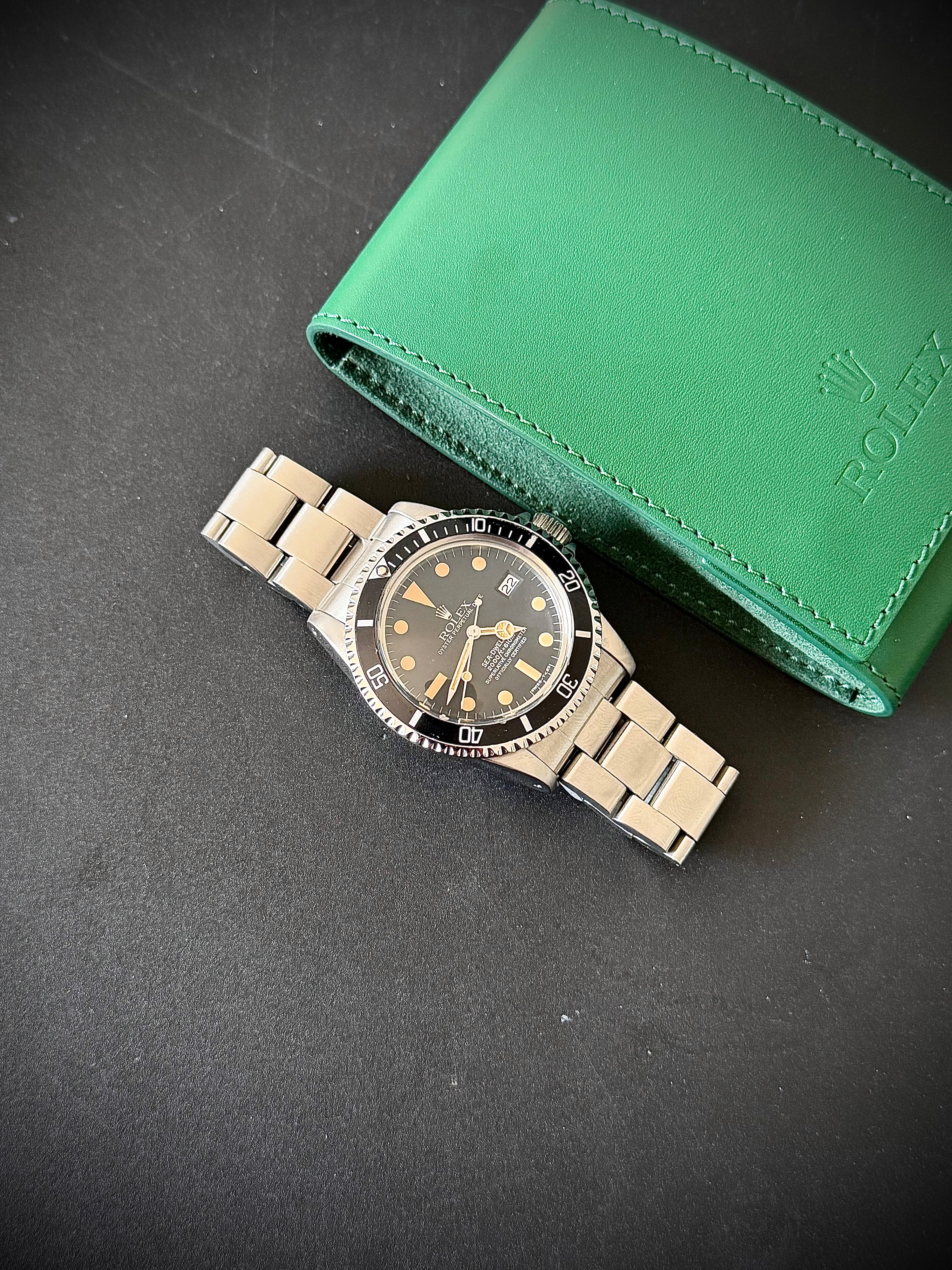 1980 ROLEX SEA-DWELLER 1665 “GREAT WHITE”, PUMPKIN PATINA, WATCH ONLY, INC GST