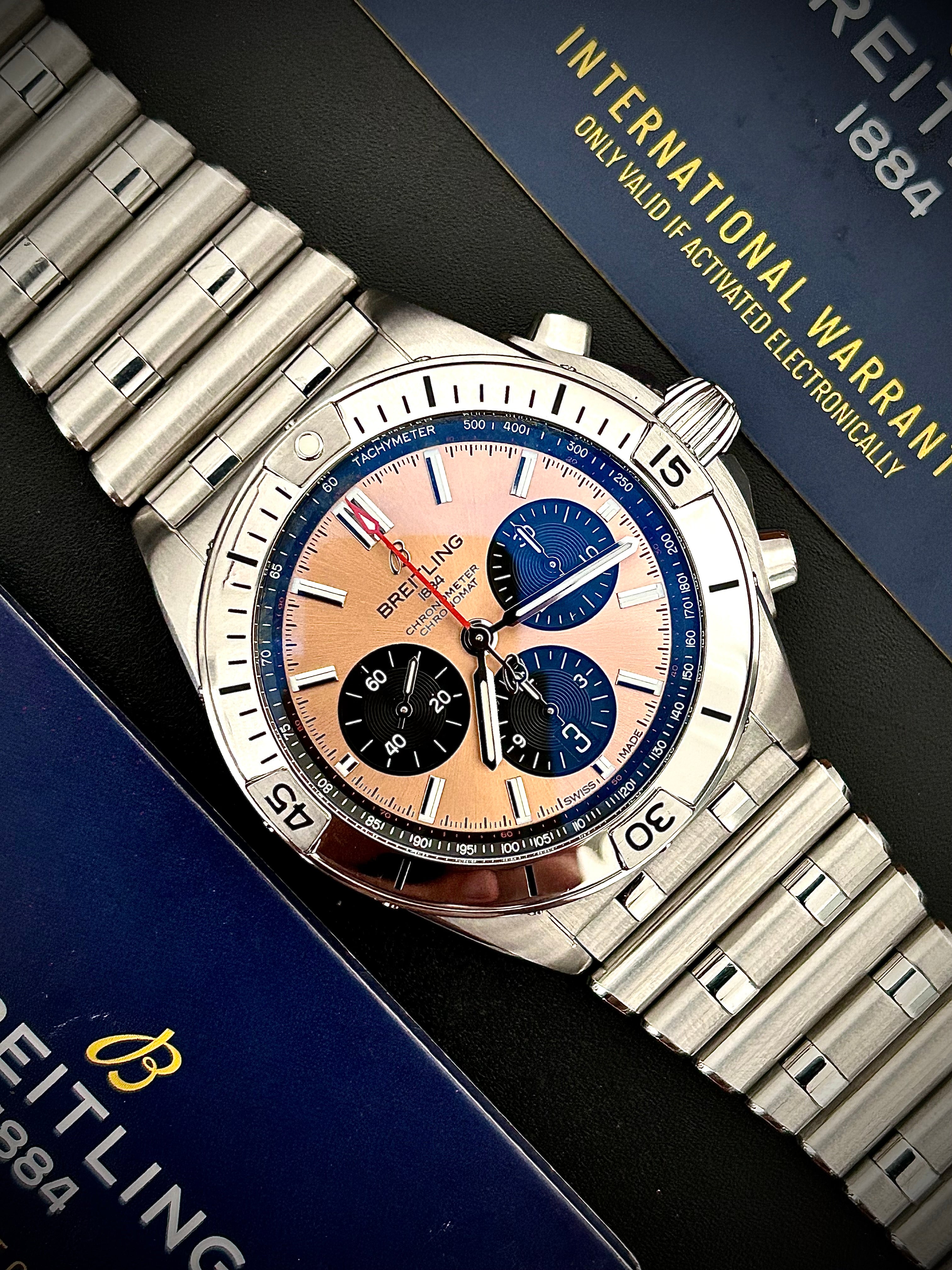 BREITLING CHRONOMAT B01 42, FULL SET, INC GST