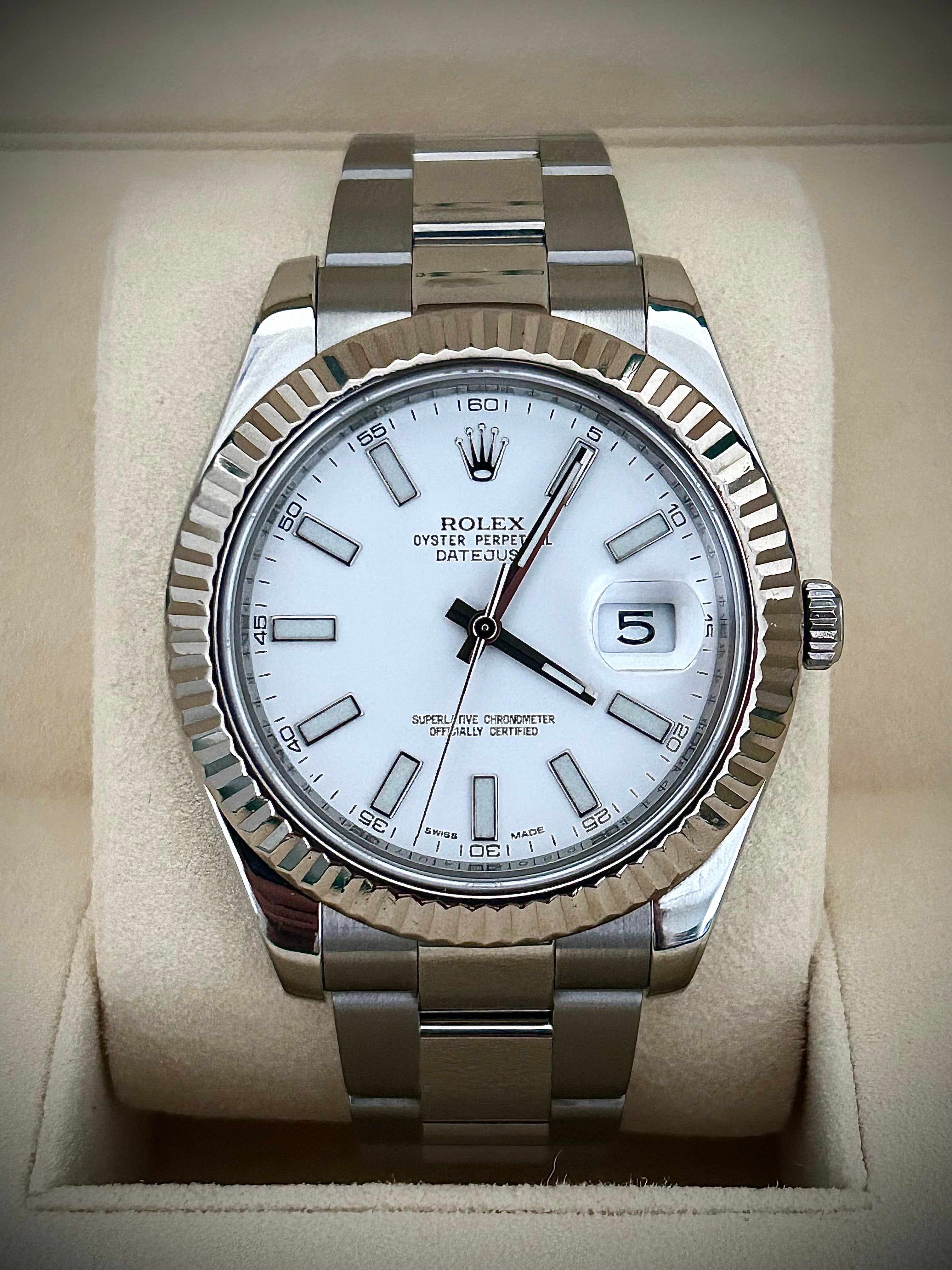 2015 ROLEX DATE JUST II, 116334, FULL SET, INC GST