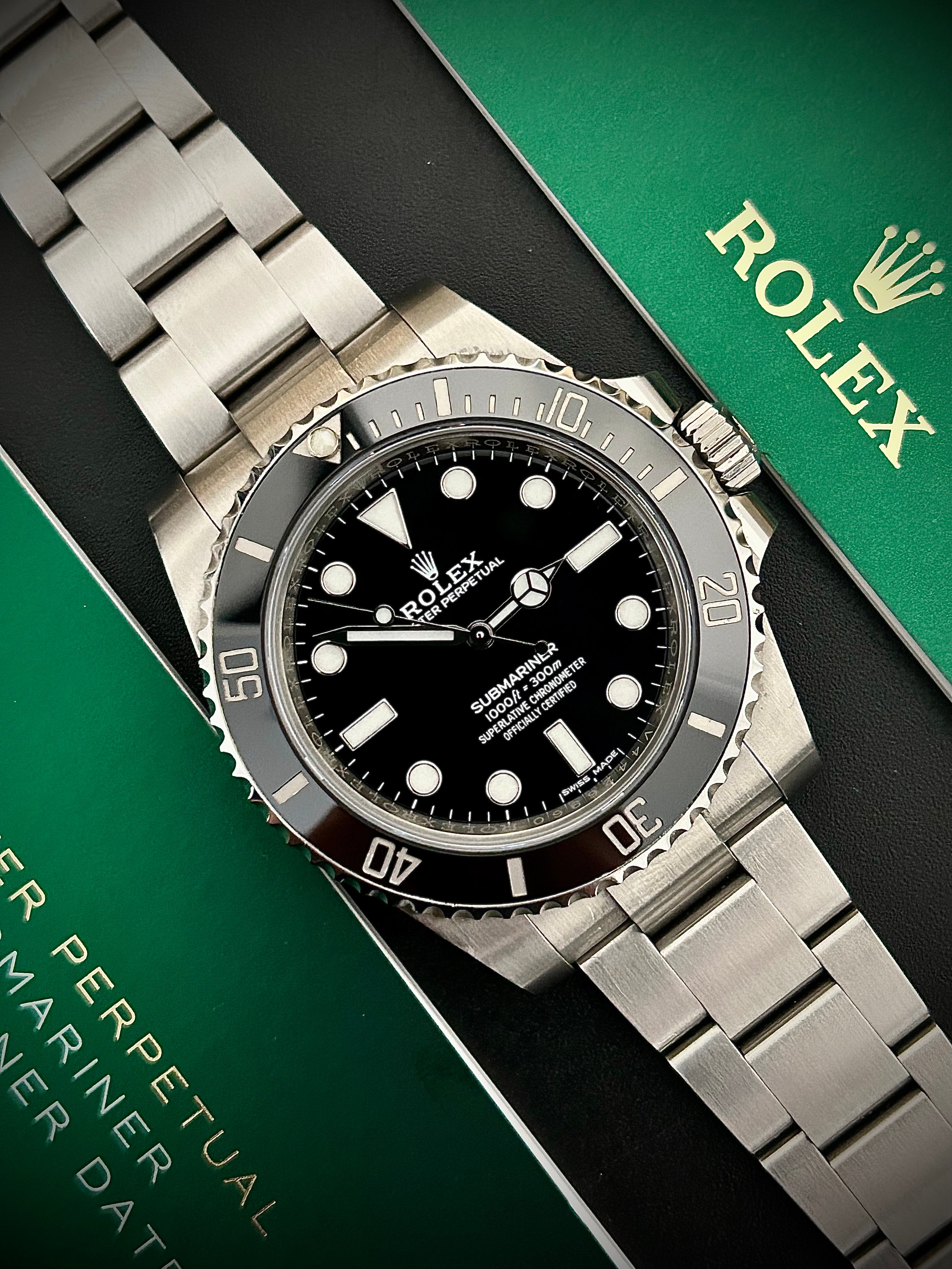 2018 ROLEX SUBMARINER NO DATE, 114060, FULL SET, INC GST