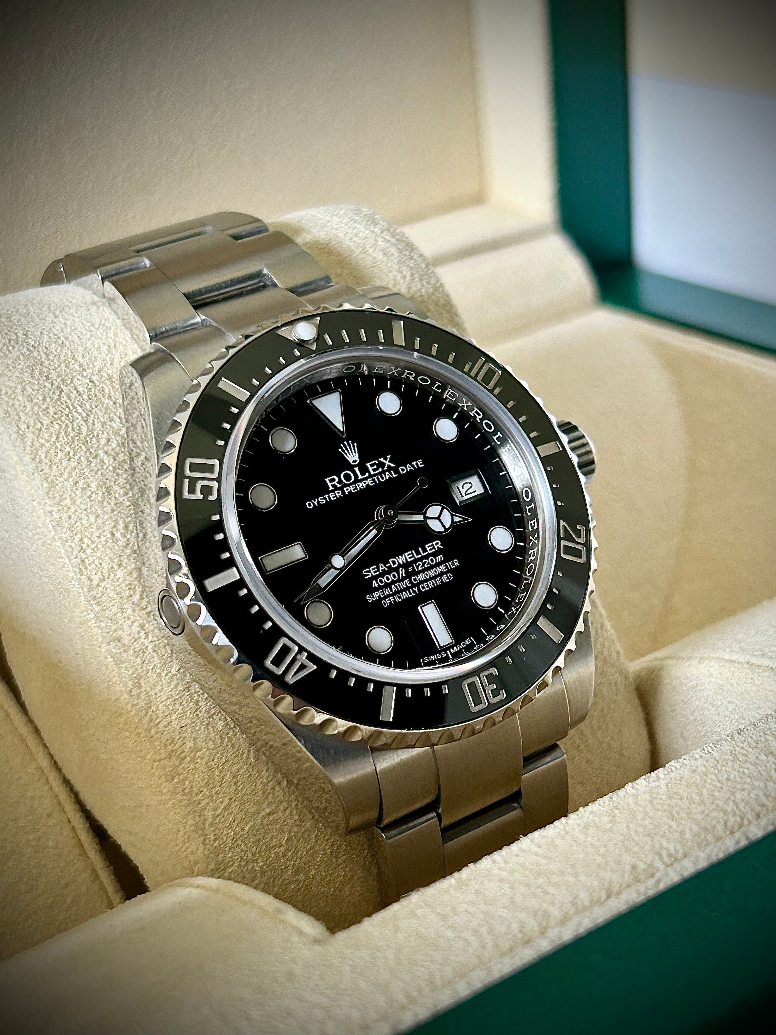 2017 ROLEX SEA-DWELLER 4000, 116600, BOX AND PAPERS, GST INC