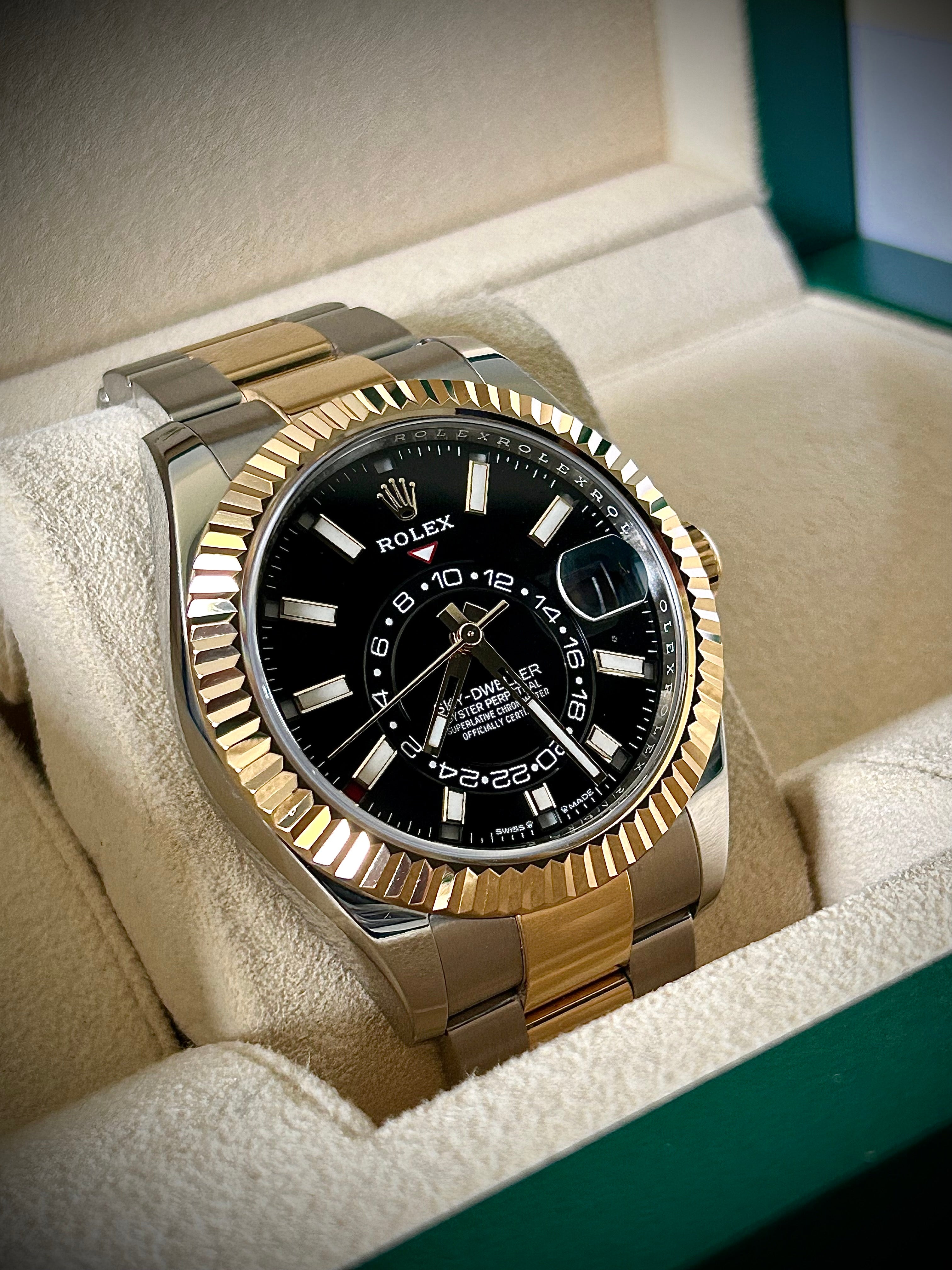 2023 ROLEX SKY DWELLER, TWO TONE, 336933, FULL SET, INC GST