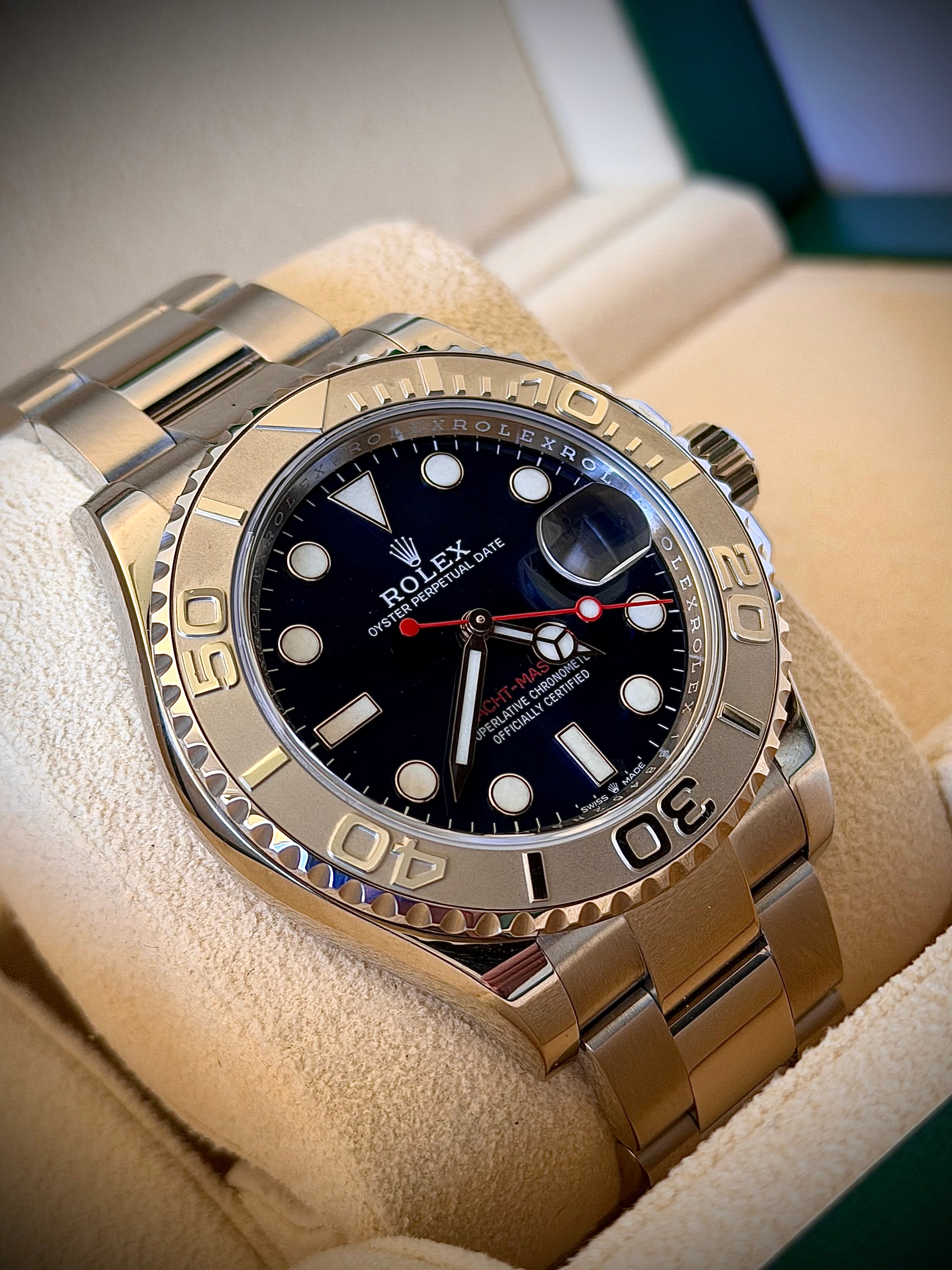 2023 ROLEX YACHT-MASTER 40, BLUE DIAL, 126622, BOX AND PAPERS, INC GST