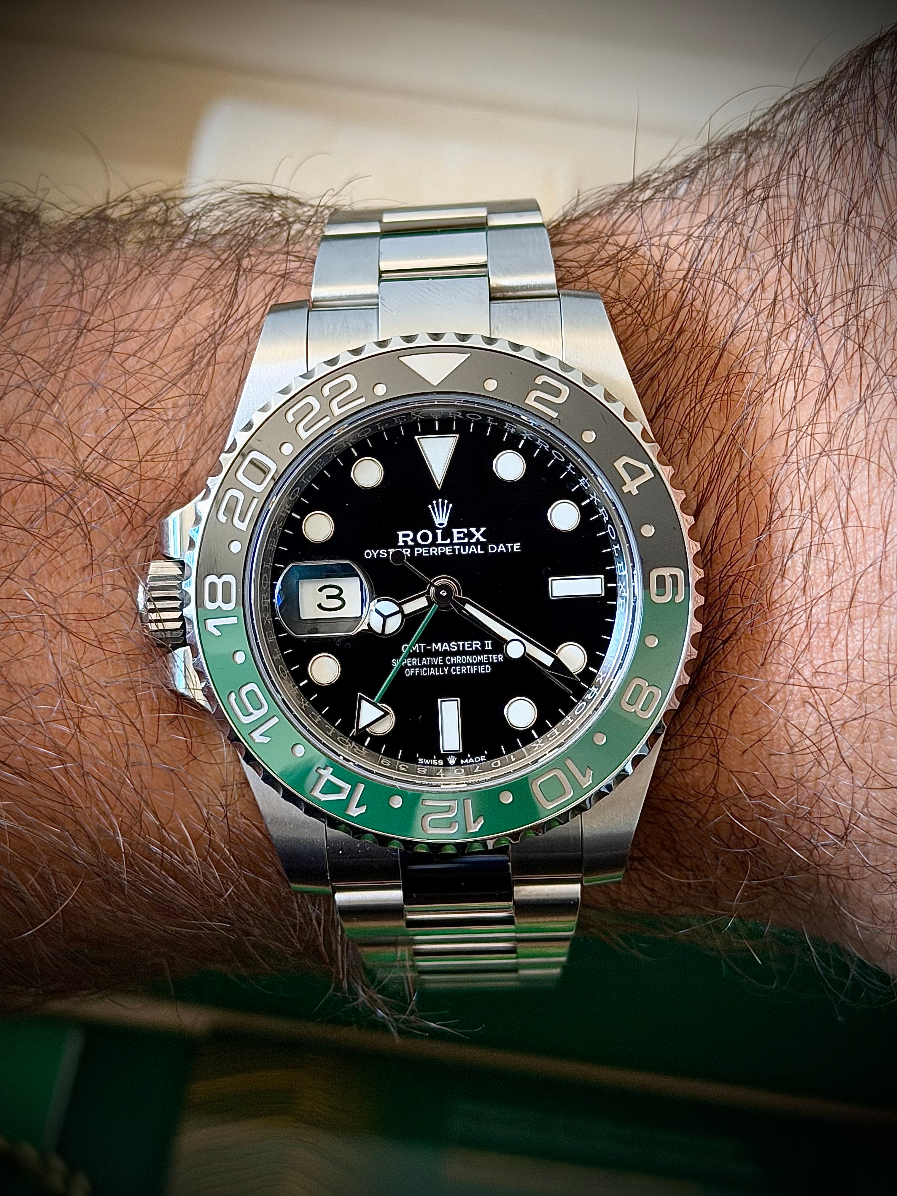 2024 ROLEX GMT-MASTER II “SPRITE”, 126720VTNR, FULL SET, INC GST
