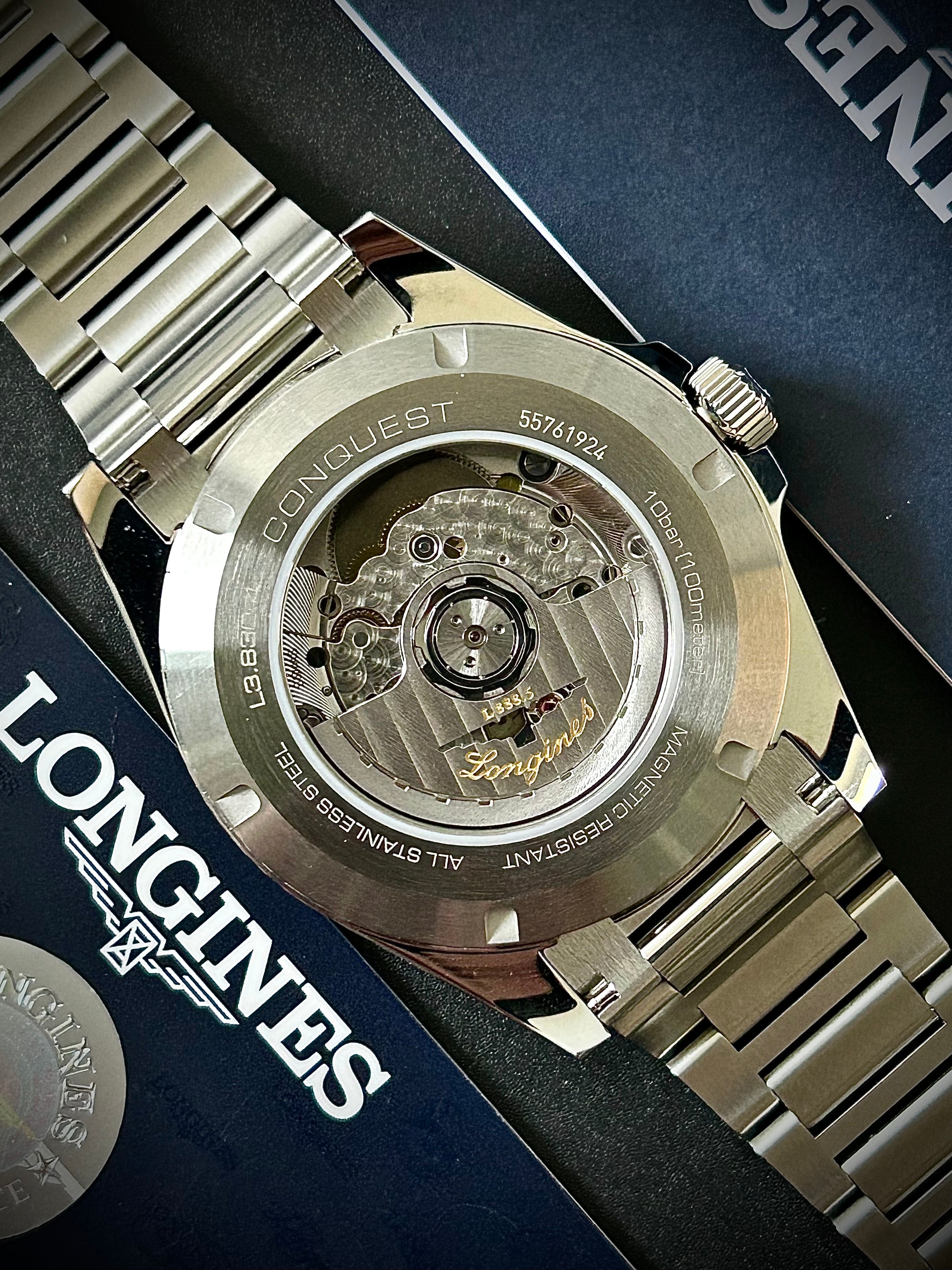 2025 LONGINES CONQUEST AUTOMATIC, FULL SET, INC GST