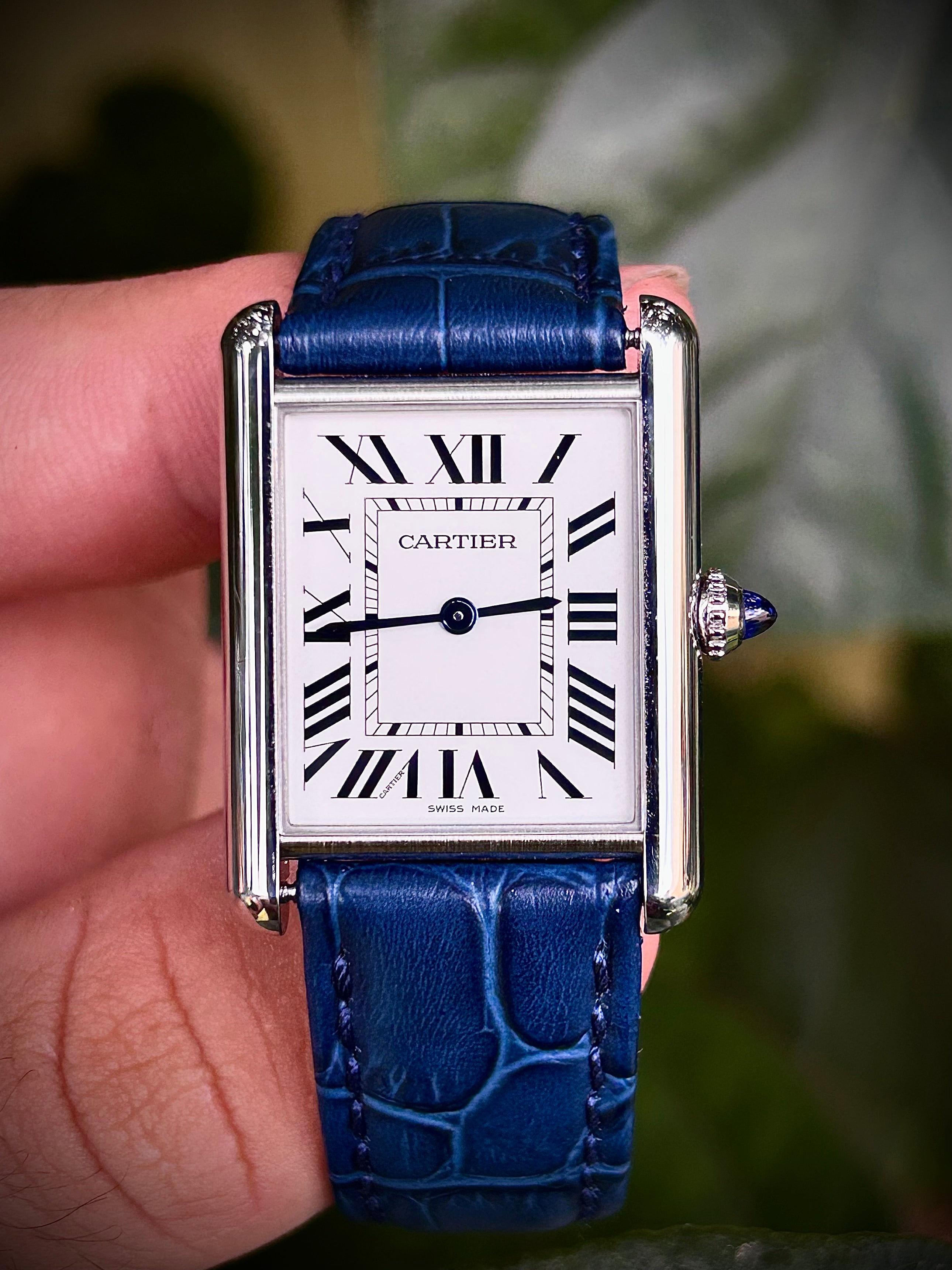 2022 CARTIER TANK MUST QUARTZ, FULL SET, INC GST